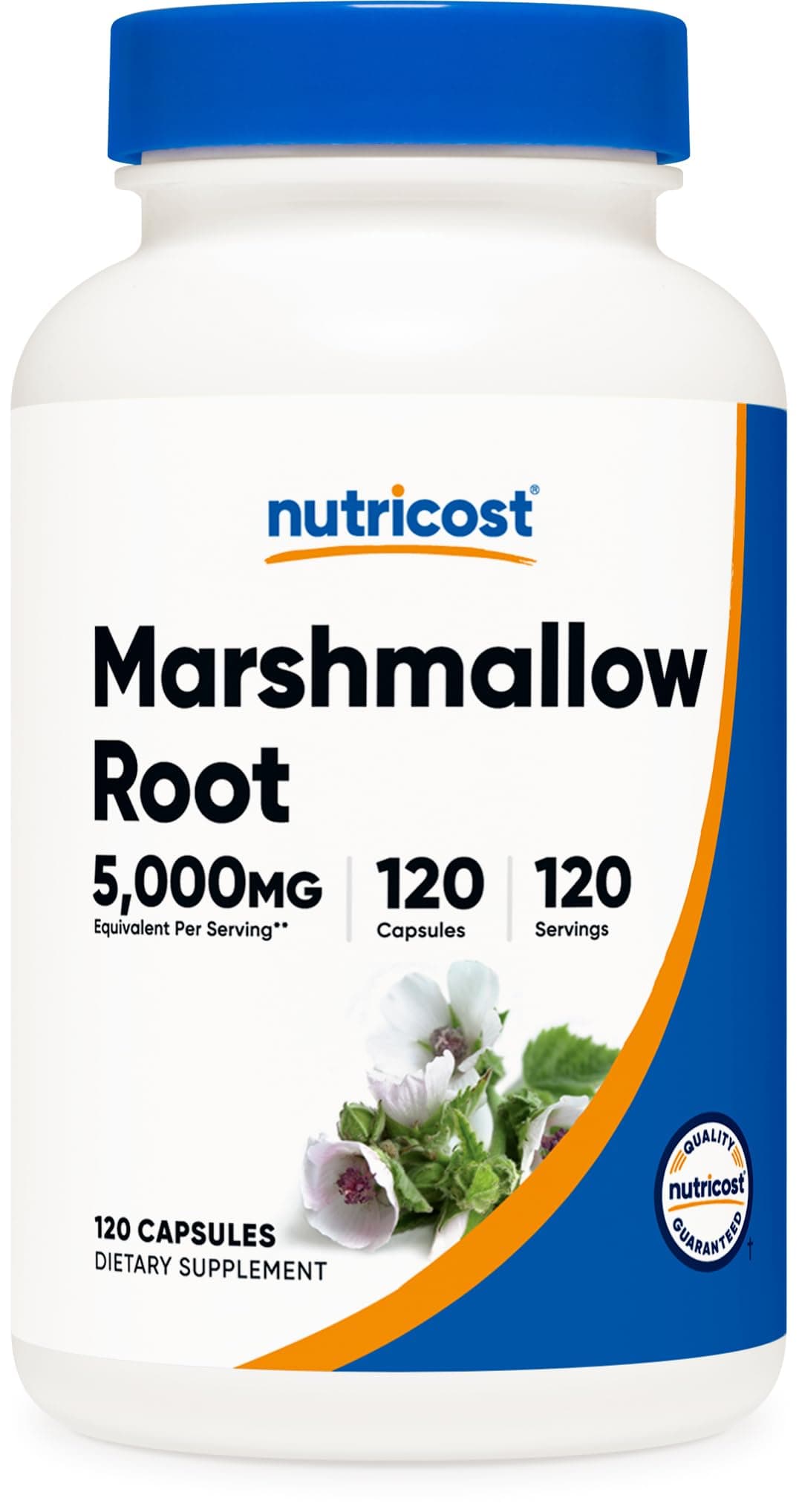 Nutricost Marshmallow Root 500mg, 120 Vegetarian Capsules - Gluten Free & Non-GMO