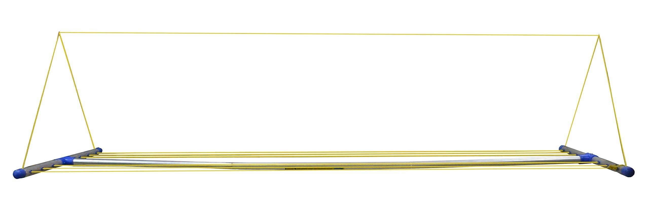 Skylift Ceiling Mounted Cloth Drying Laundry Hanger Stand Rack with Pulley for Pull and Dry Easy Dry Systems 4 feet x 2 feet with Free 12 pcs Drying Clips