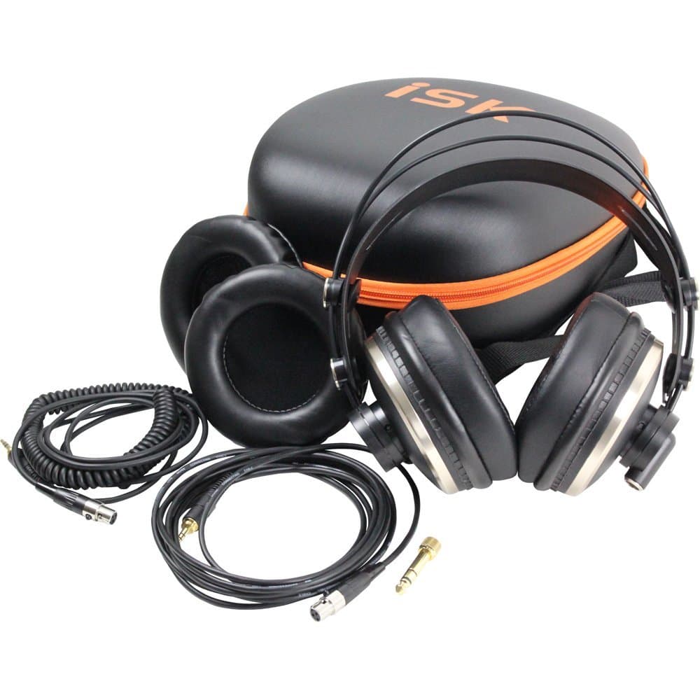 iSK HD9999 Fully Enclosed Monitoring Headphone with Carry case