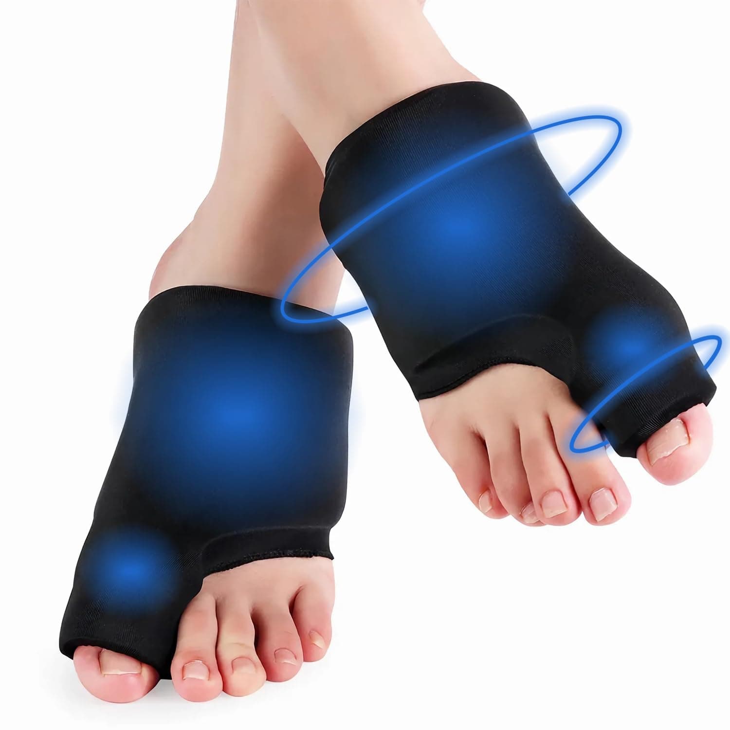 JEONEKID Foot Ice Packs Big Toe for Pain Relief, Cold and Heat Therapy Gel Foot Ice Pack for Swelling,Blisters, Bunions