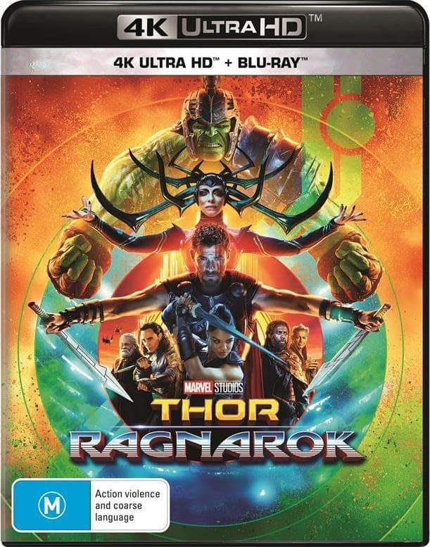 Thor: Ragnarok (4K Ultra HD + Blu-ray) Taika Waititi (Director), Idris Elba (Actor), Tom Hiddleston (Actor) - AU IMPORT - REGION FREE