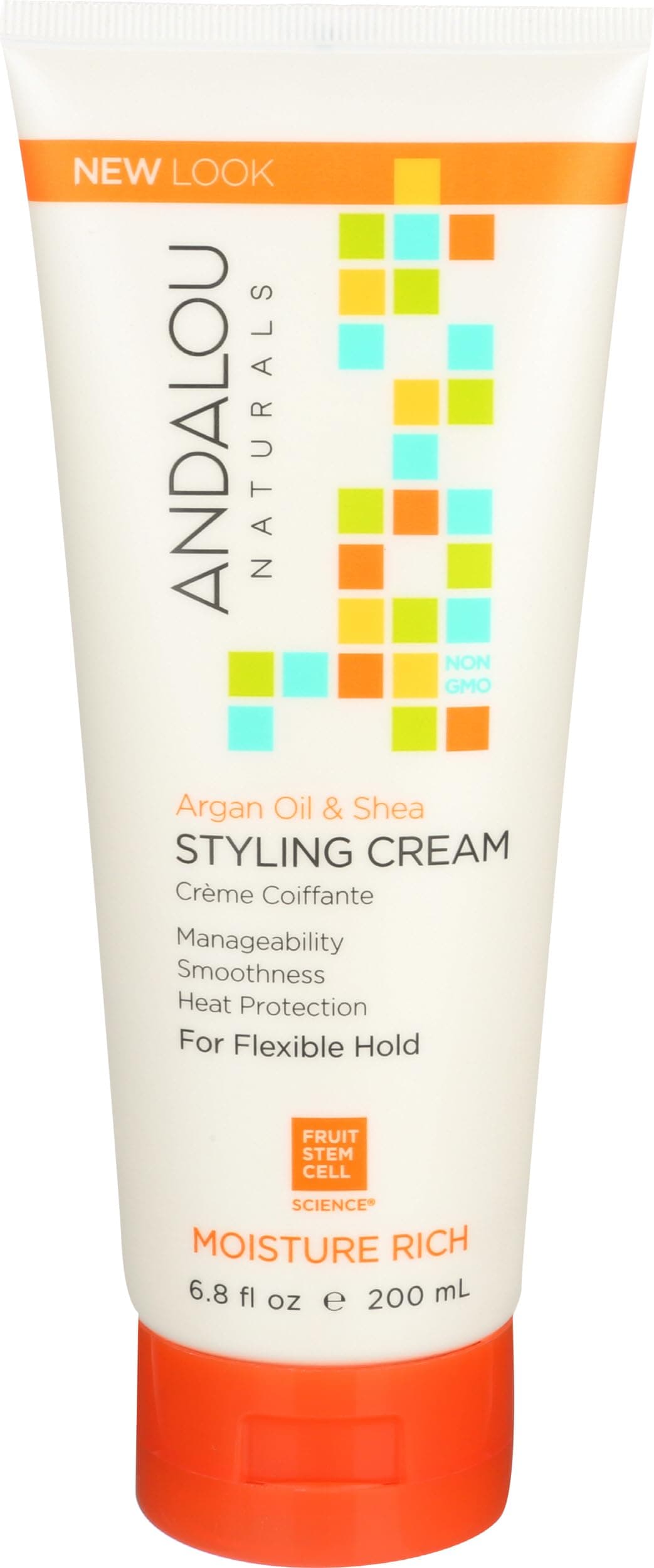 ANDALOU Naturals Global Organic ANDALOU ASO Smooth H Styling Cream Hair Wax Orange 200ml (x1)