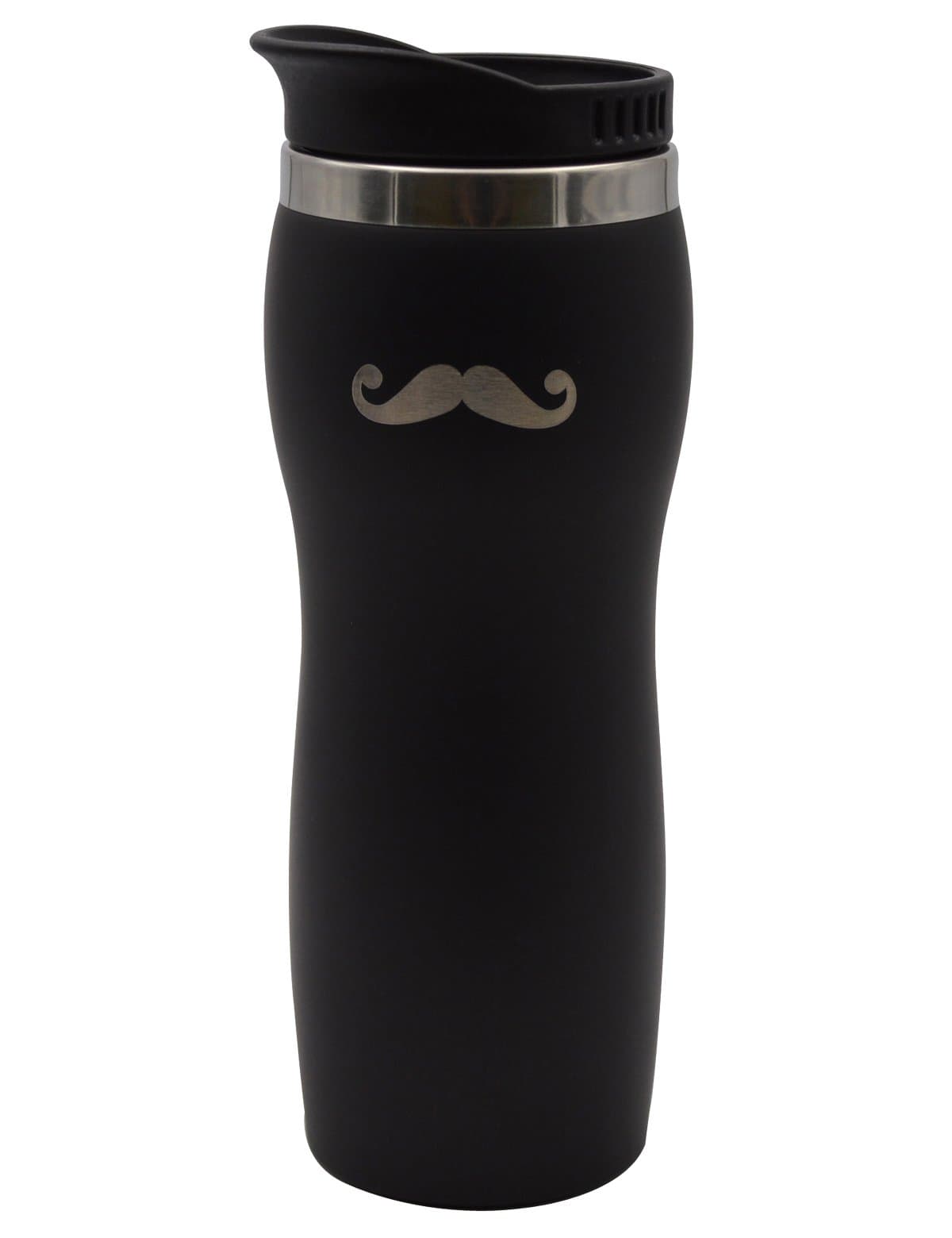 Wimem Stainless Steel Insulated Coffee Mug Travel Mug 16 Ounce,black