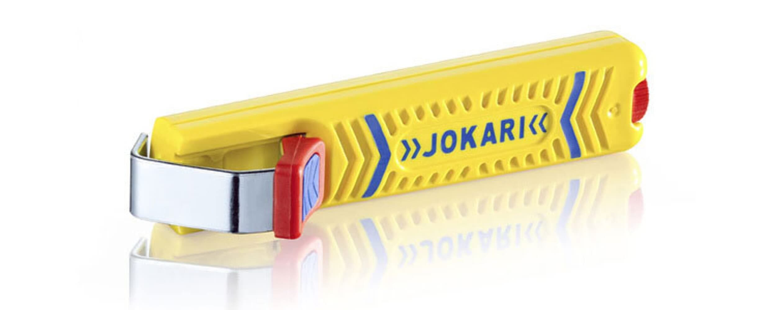 JOKARI T10270 10160/270/1 Cable Knife 27, Yellow, 8 28 mm