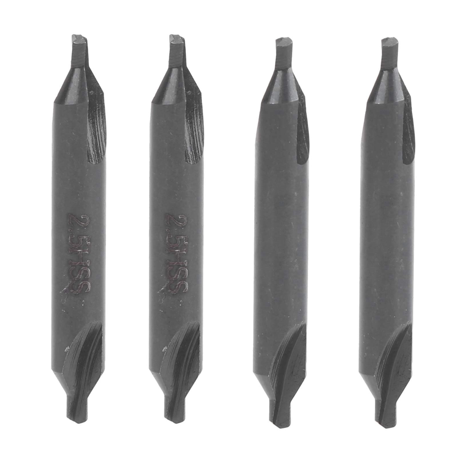 Center Drill Set, 2.5mm HSS Combined Drill for Bench Drills Milling Machines and Machining Centers