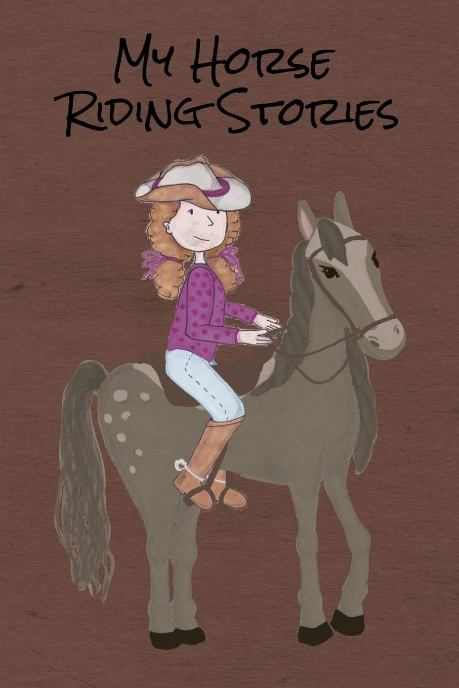 My Horse Riding Stories: Blank Lined Journal Diary Pages, A Composition Notebook and Sketchbook for Horse Riding Girls Who Love Horses, Horse Shows and Love Writing About Horses and Riding Horses