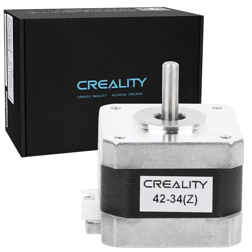 Creality Official 3D Printer Z-Axis Stepping Motor,42-34(Z) 3D Printer Stepping Motor 2 Phase 0.8A 1.8 Degree 0.4 N.M,Compatible with Z-Axis CR-10 Series Ender-5 Series and Ender-3 Series