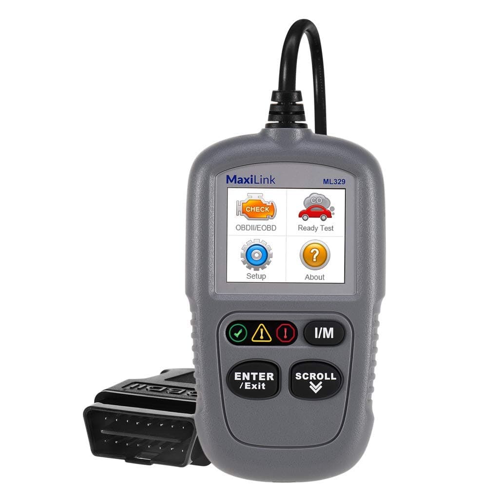 Autel MaxiLink ML329 OBD2 Scanner Engine Fault CAN Scan Tool with Patented One-Click I/M & AutoVin (Upgraded Version AL319)