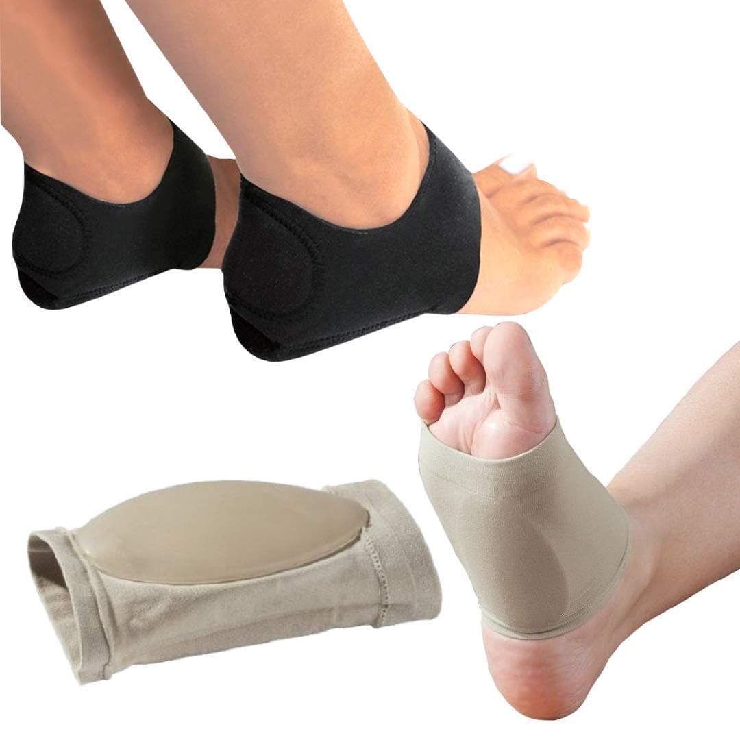 MEDIZED® Plantar Fasciitis Therapy Wrap Heel Foot Pain Arch Support Ankle Brace Insole Orthotic Neuropathy Sock for Men & Women