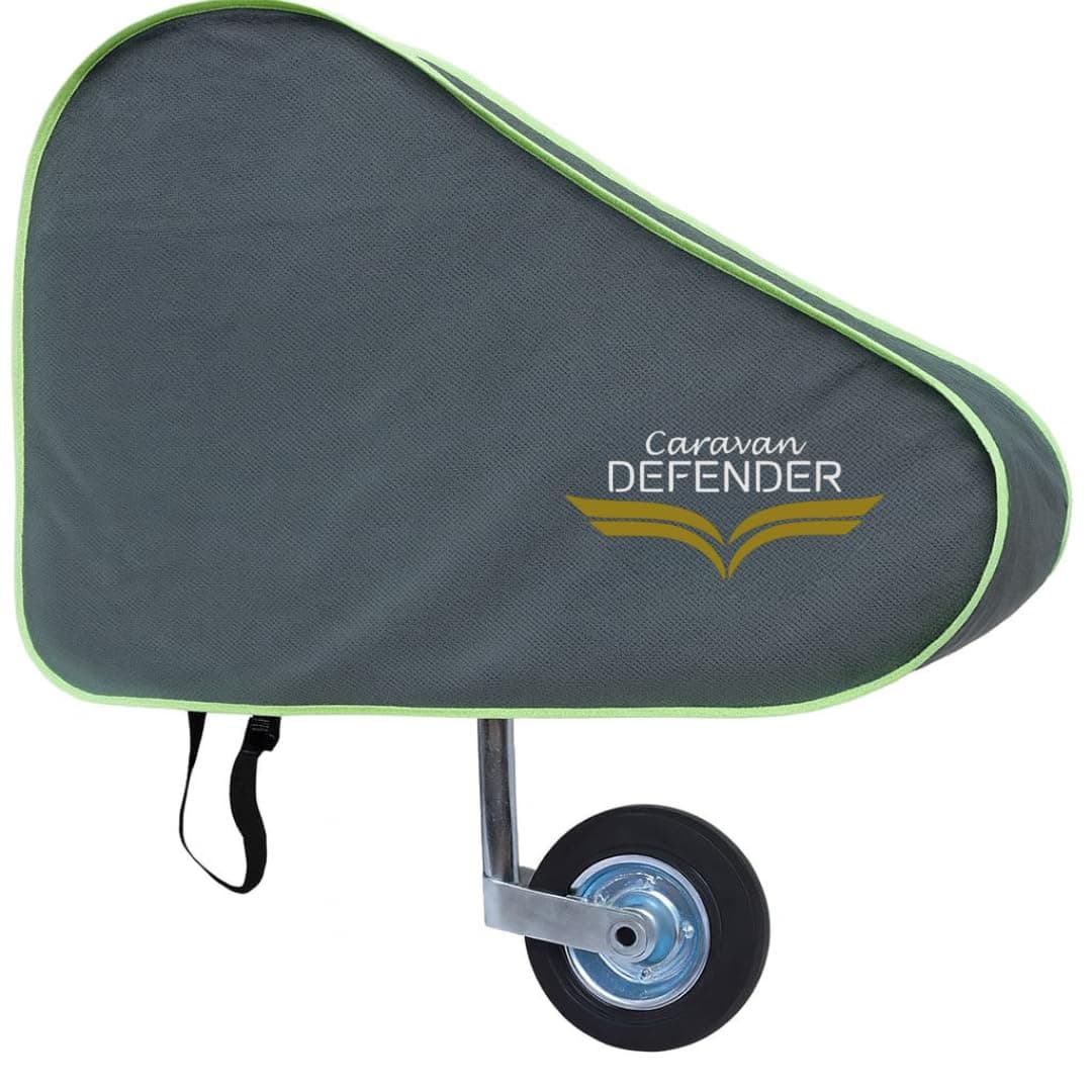 Green Trim - Grey Tow Hitch Cover