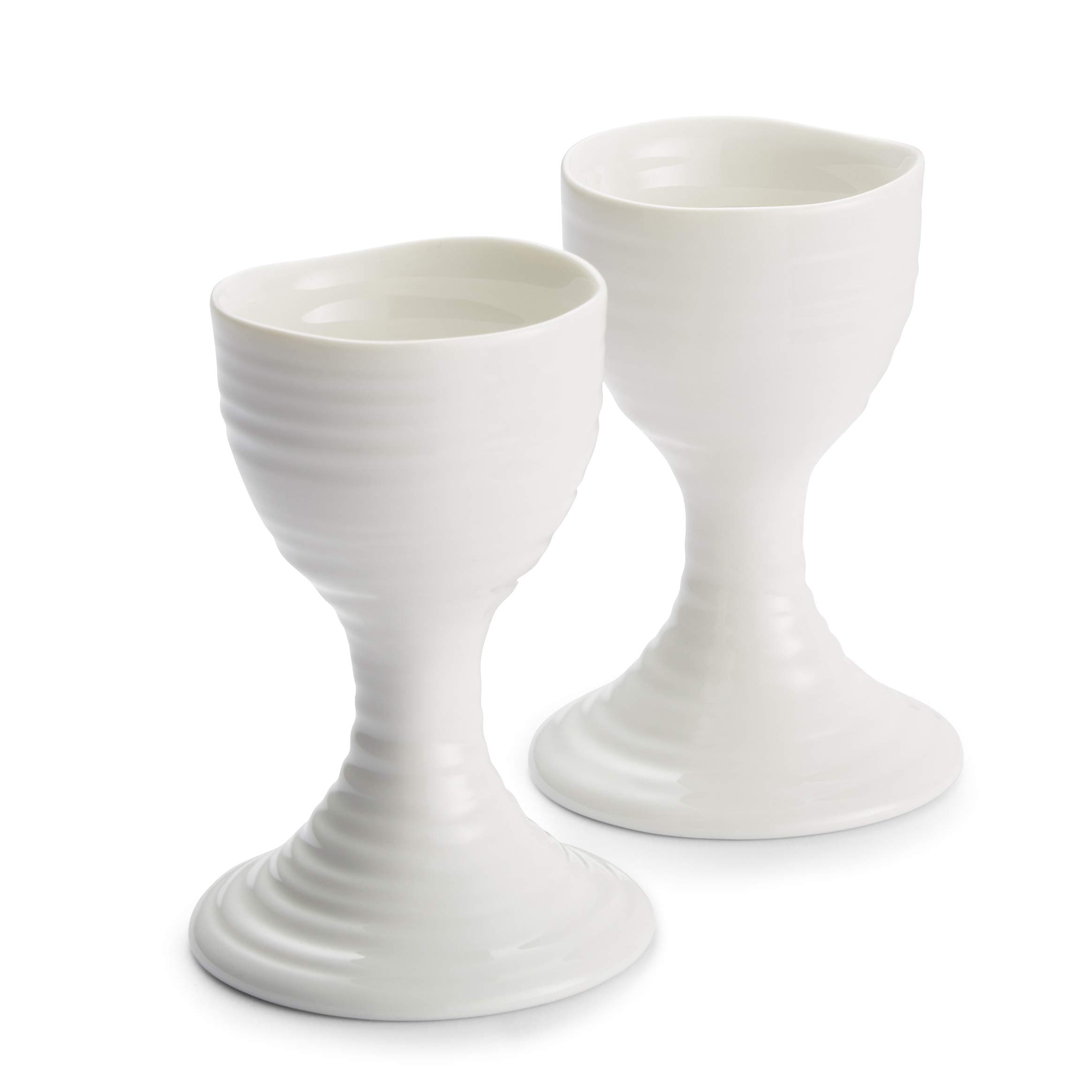 Sophie Conran for Portmeirion – White Egg Cups Set of 2, 9 cm