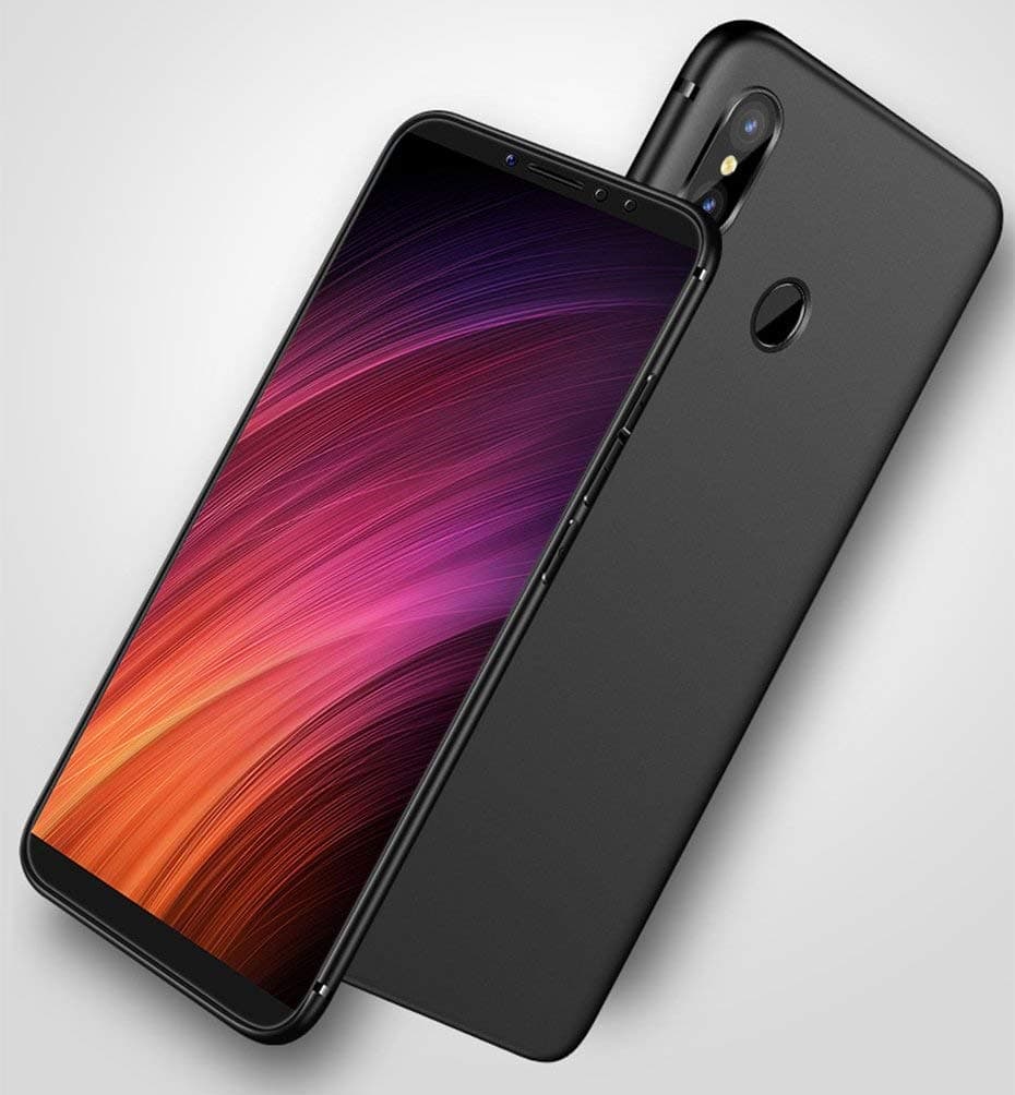 Edge3 back cover For Redmi Note 5 Pro ( Plastic|Black )