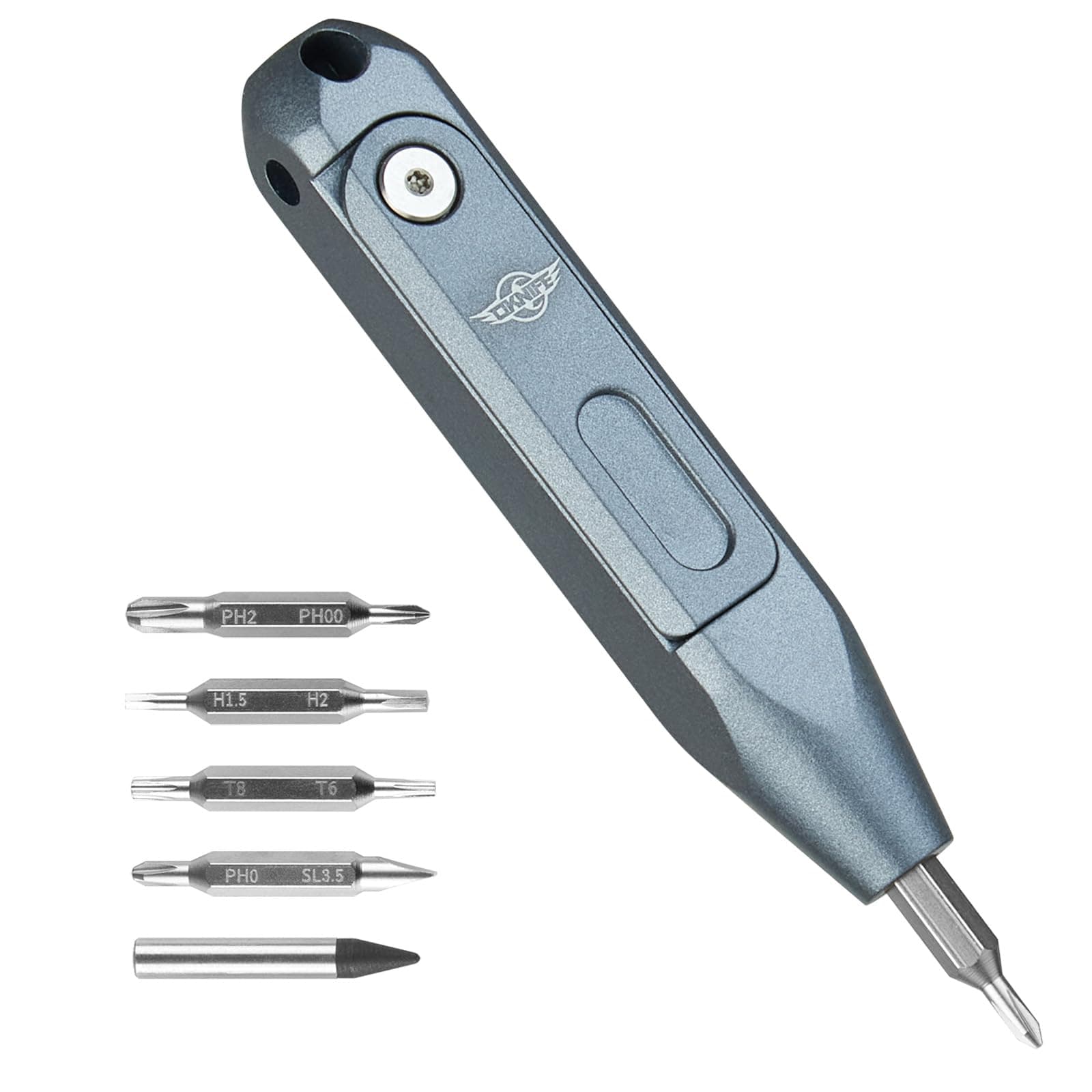 Otacle D1 Mini Precision Screwdriver Set, 9 in 1 EDC Multi Bit Pocket Screwdriver, Industrial S2 Steel Magnetic Bits for Work or Daily Use
