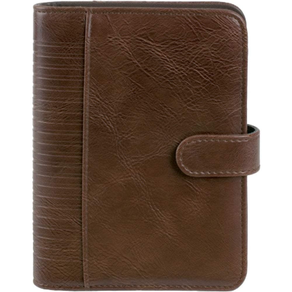 16601 Bound A6 Imitation Leather System Planner Brown