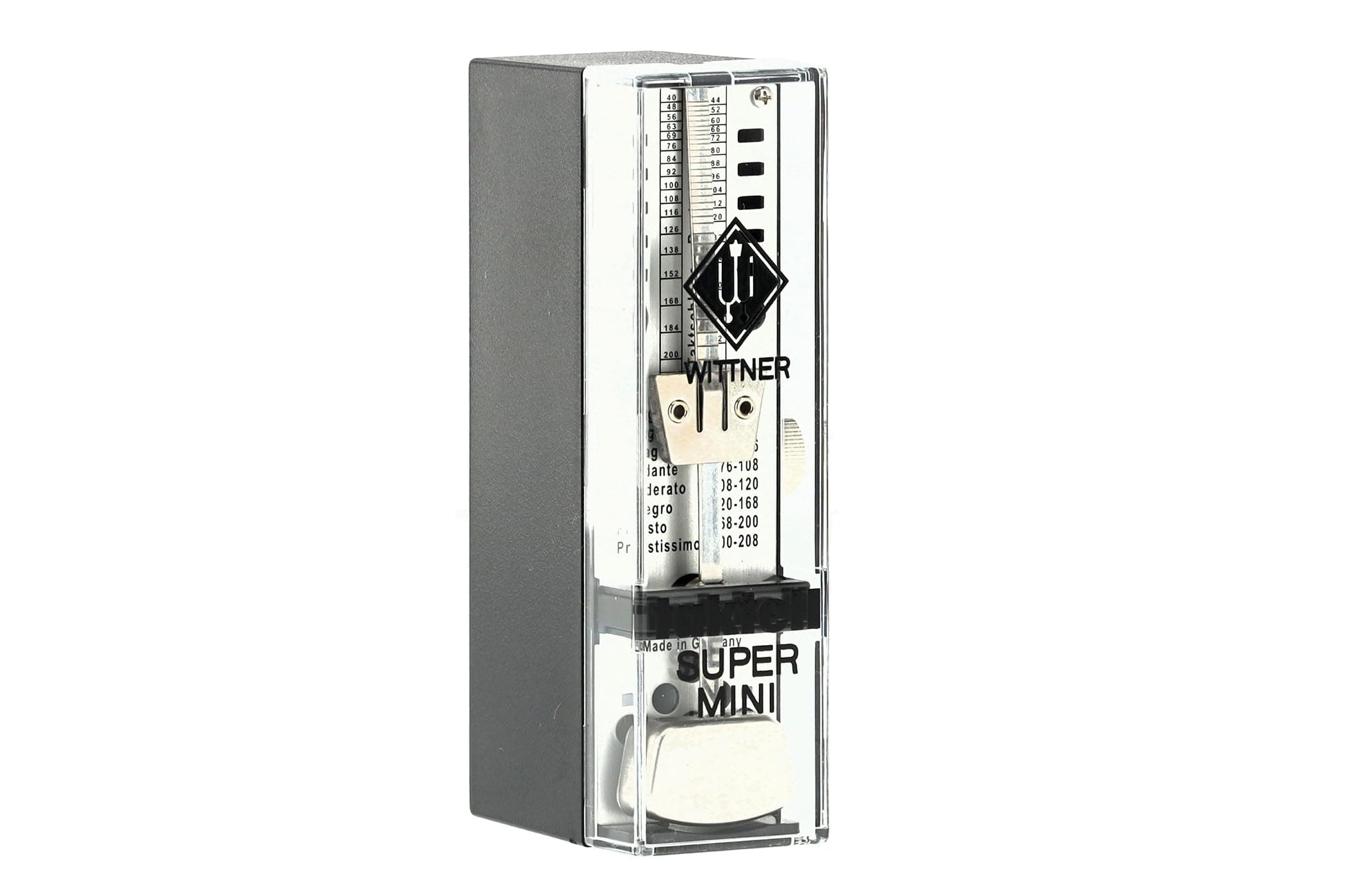 Wittner 903014 Taktell Super-Mini Metronome, Black