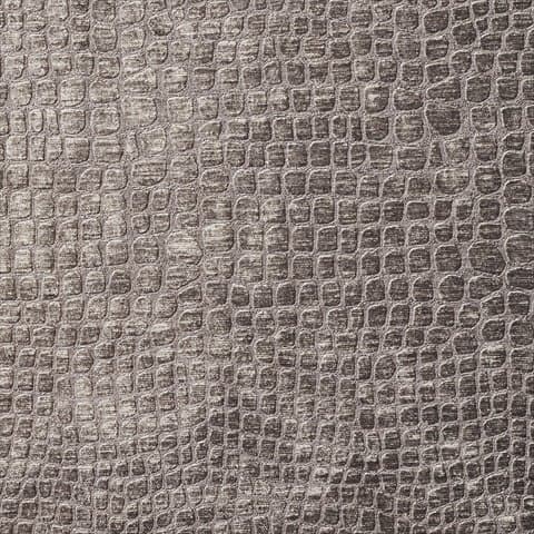 Designer Fabrics K0151J 54 in. Wide Grey Textured Alligator Shiny Woven Velvet Upholstery Fabric