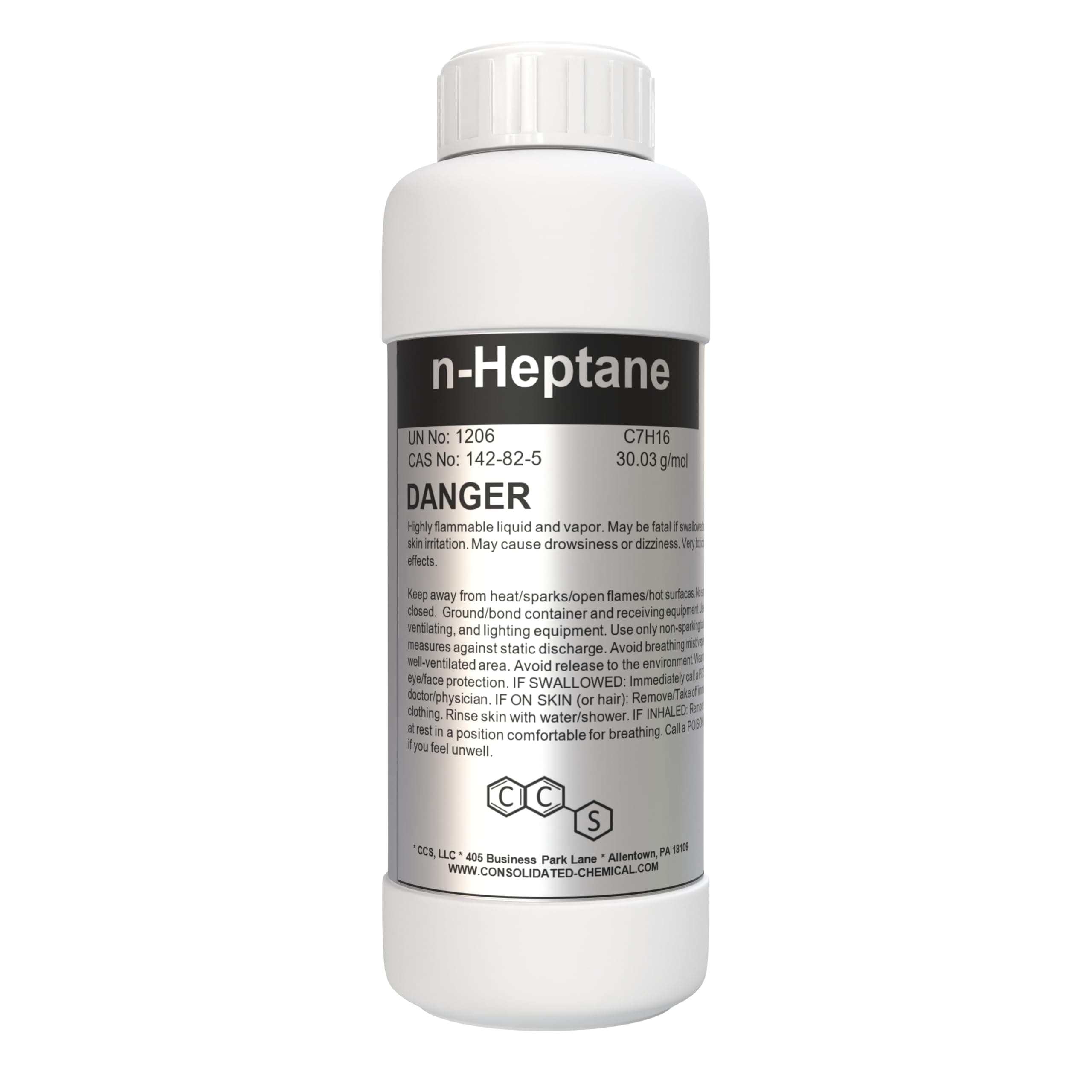 N-Heptane High Purity Bestine Thinner - 100mL (3.3 Fl Oz)