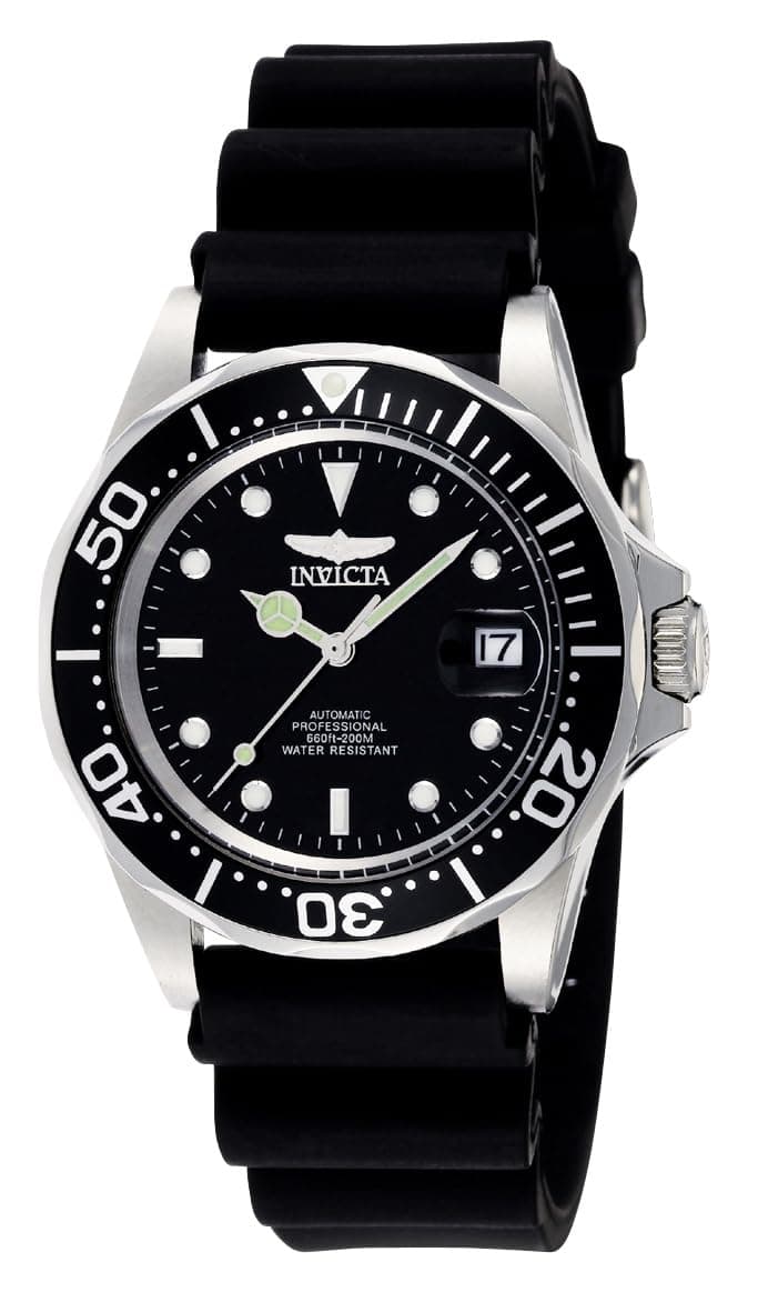 Pro Diver Stainless Steel Men's Automatic Watch - 40mm