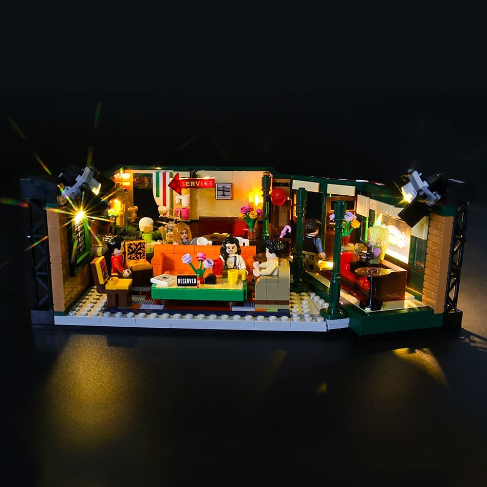 LED Light Kit for Ideas Friends The Television Series Central Perk - Compatible with Lego 21319 Building Blocks (Model Set Not Included)