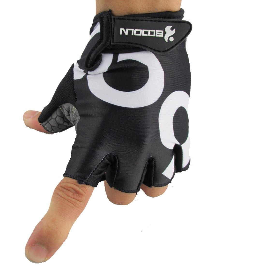 Iwoner Cycling Mountain Bike Gloves Half Finger Road Racing Riding Gloves in Summer Breathable with Light Anti-Slip Shock-Absorbing Bicycle for Men and Women