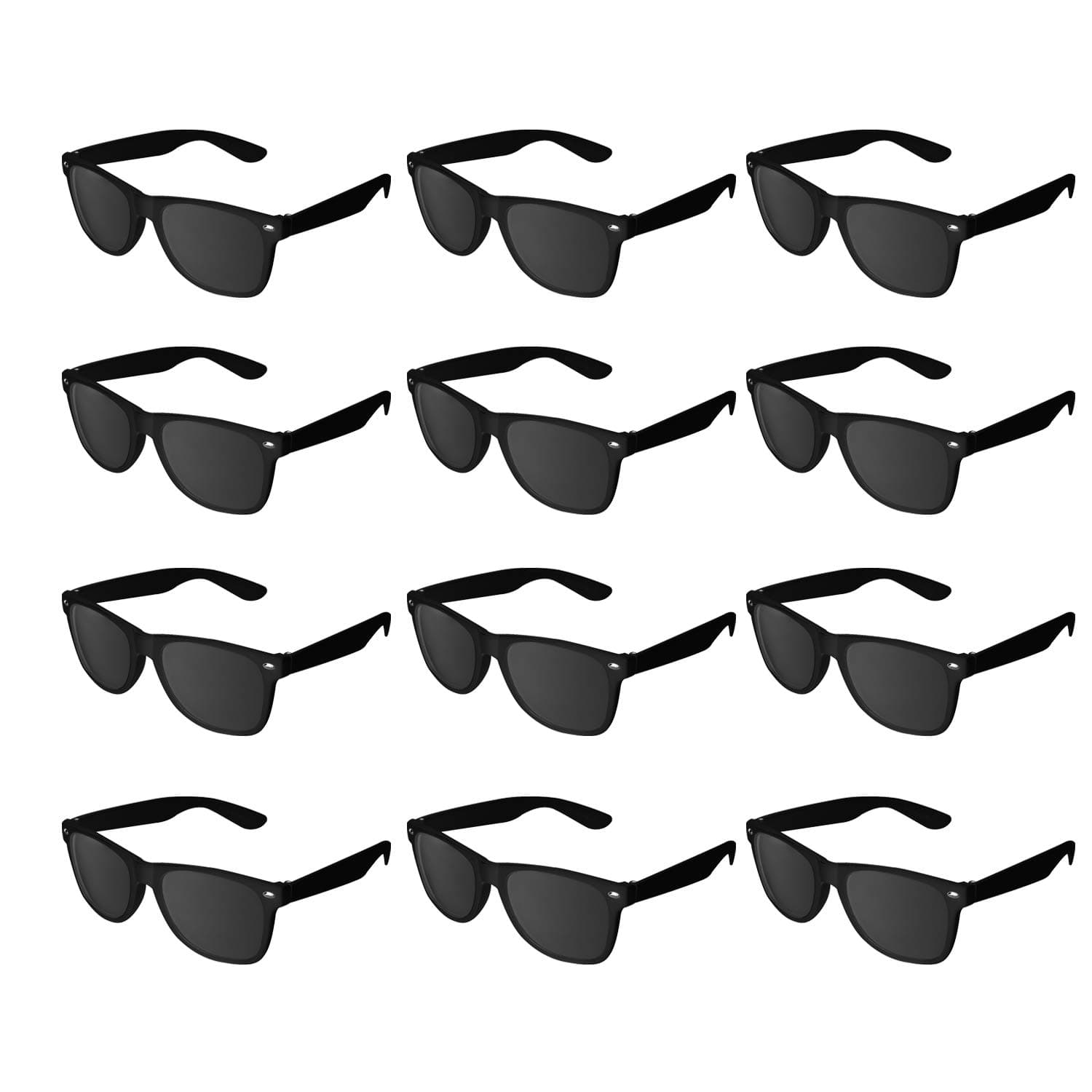 - Super Z Outlet Plastic Vintage Retro Style Sunglasses Classic Shades Eyewear (24, Black)