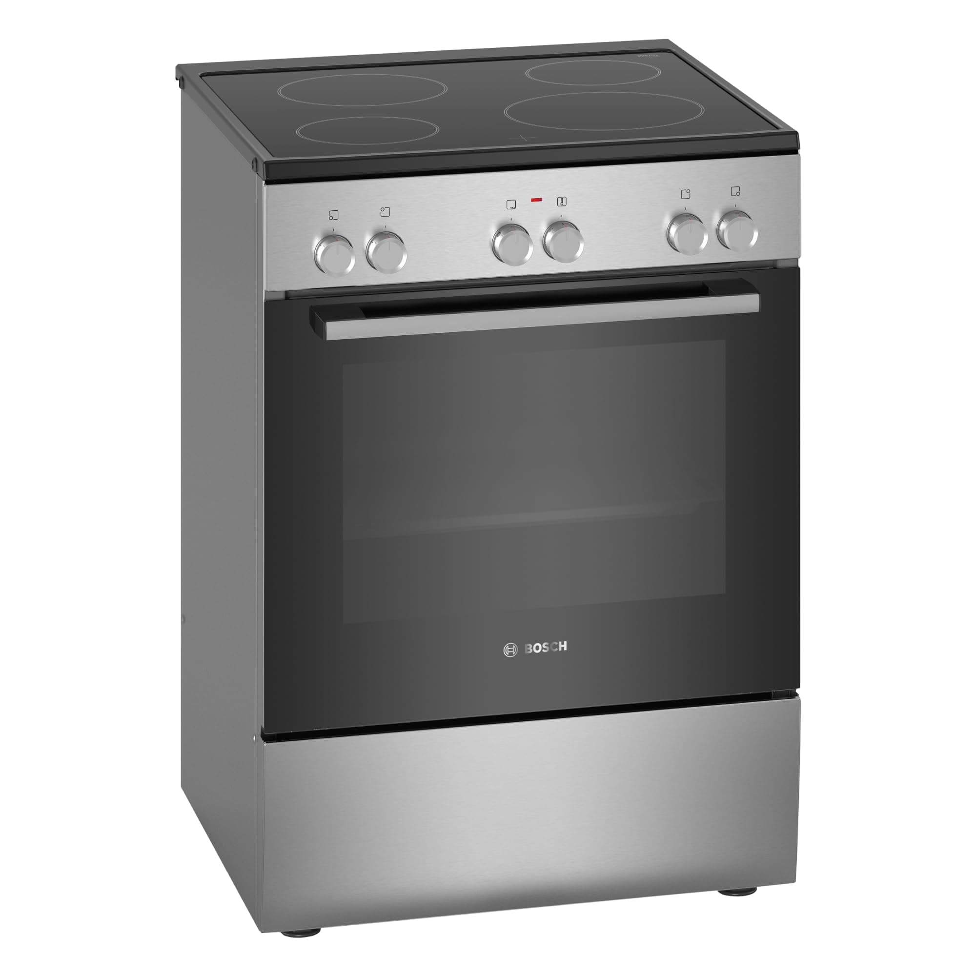 66L, Freestanding Electric Cooker, 4 Zones, 3D Hotair, EcoClean Direct, Make in Germany – HKL060070M Black