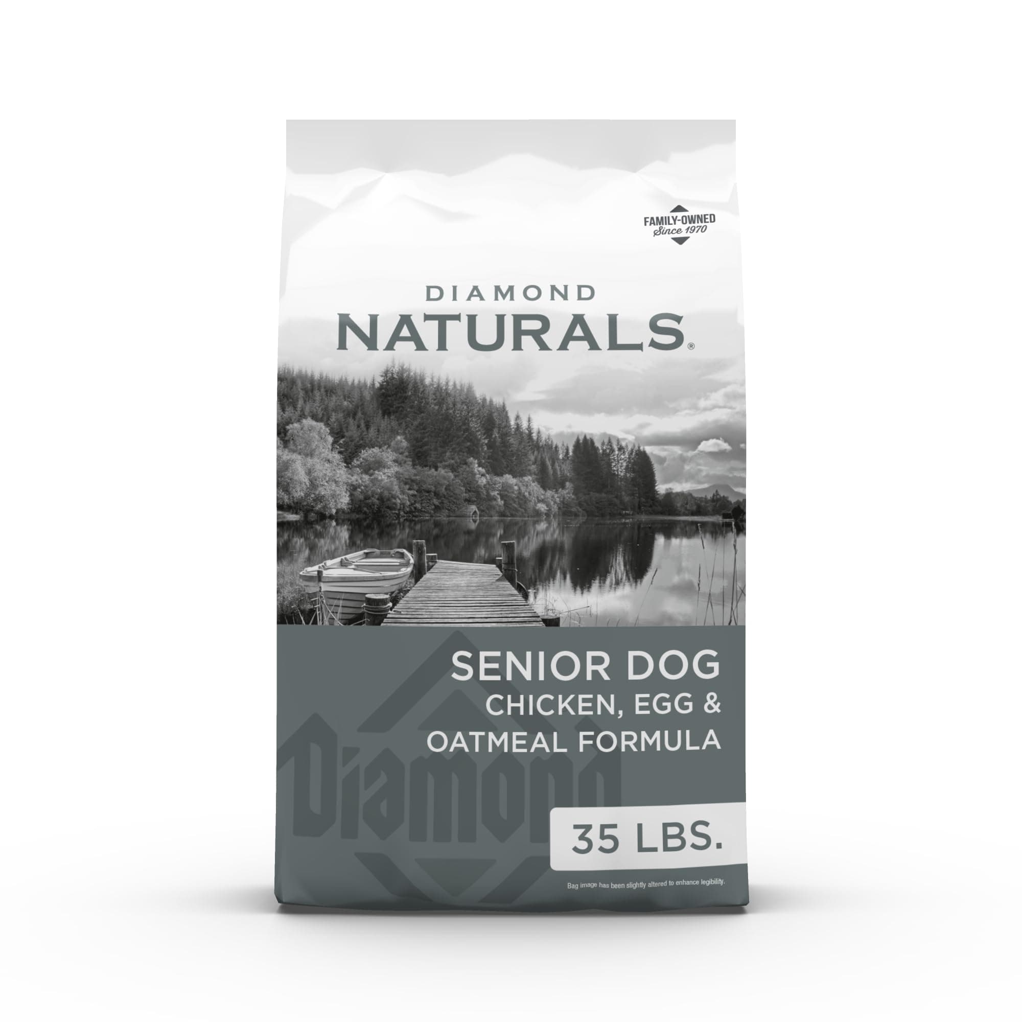 Senior Real Meat Recipe Natural Dry Dog Food With Real Cage Free Chicken, 35Lb