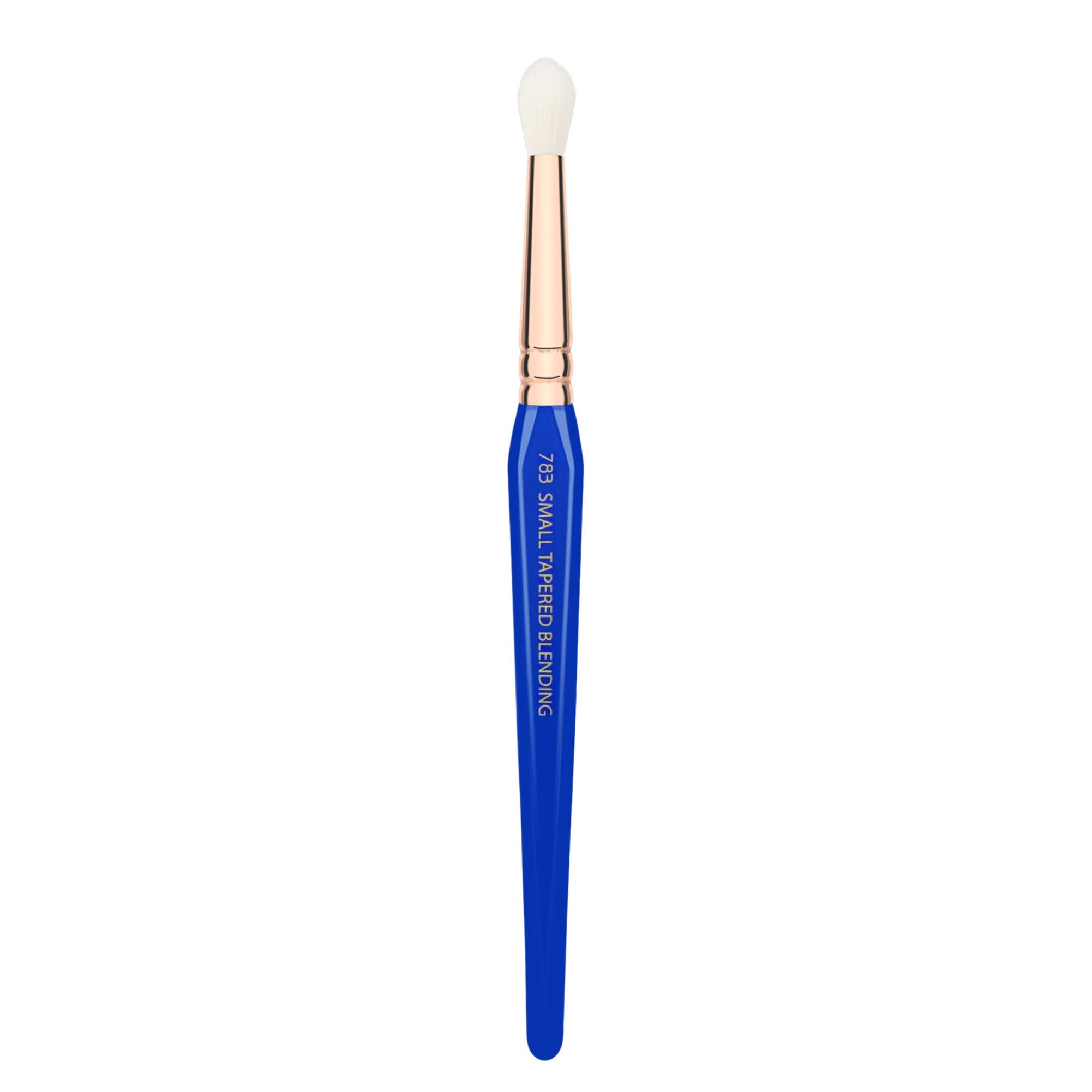 BDELLIUM TOOLSProfessional Makeup Brush - Golden Triangle Series 783 Small Tapered Blending - With All Vegan and Soft Synthetic Fibers, For Applying & Blending Eyeshadow (Blue, 1pc)