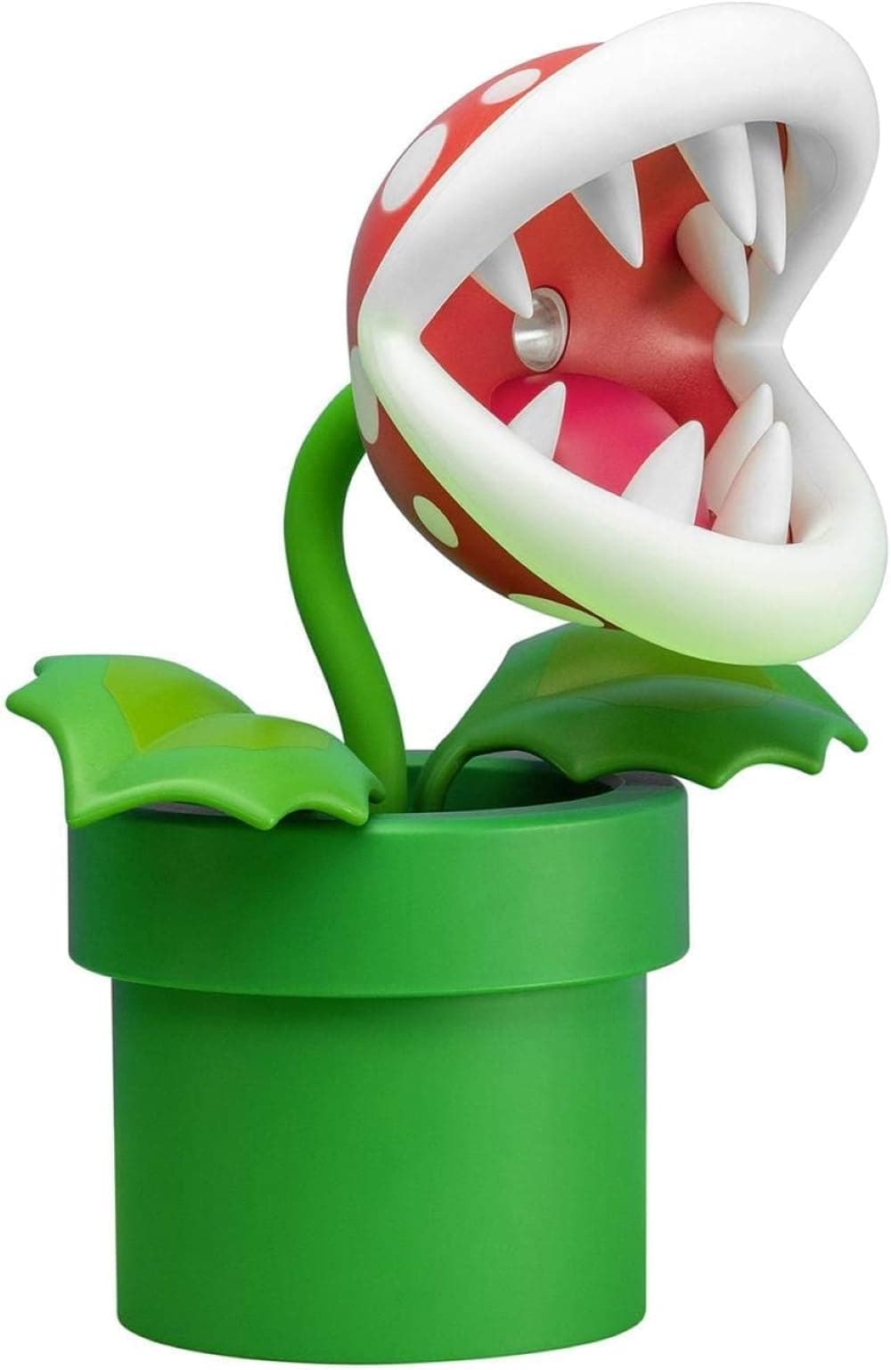 Paladone Piranha Plant Lamp BDP | LED Light with Flexible Head Nintendo Fans | Officially Licensed Super Mario | 33 cm High, USB Powered, Plastic, Red/Green, 33 cm Tall, PP6348NN