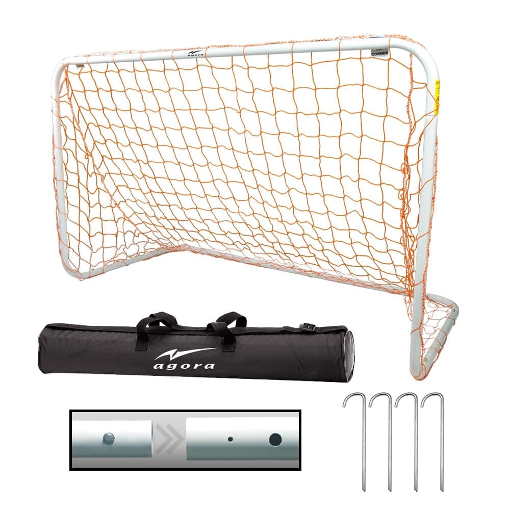 Agora Aluminum Portable Soccer Goal - 4'x6'