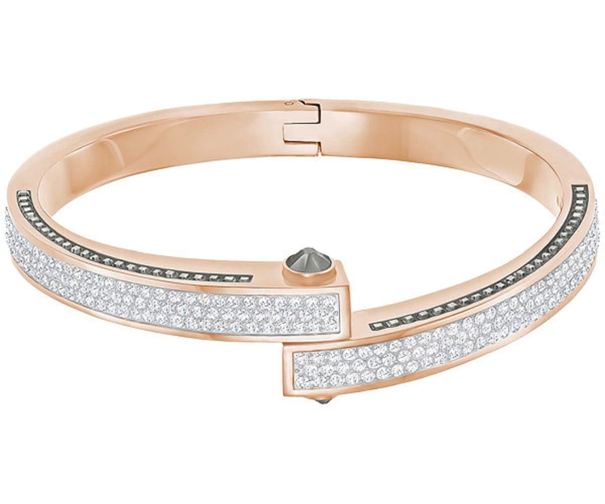 SWARVOSKI Get Wide Bangle, White 5276321