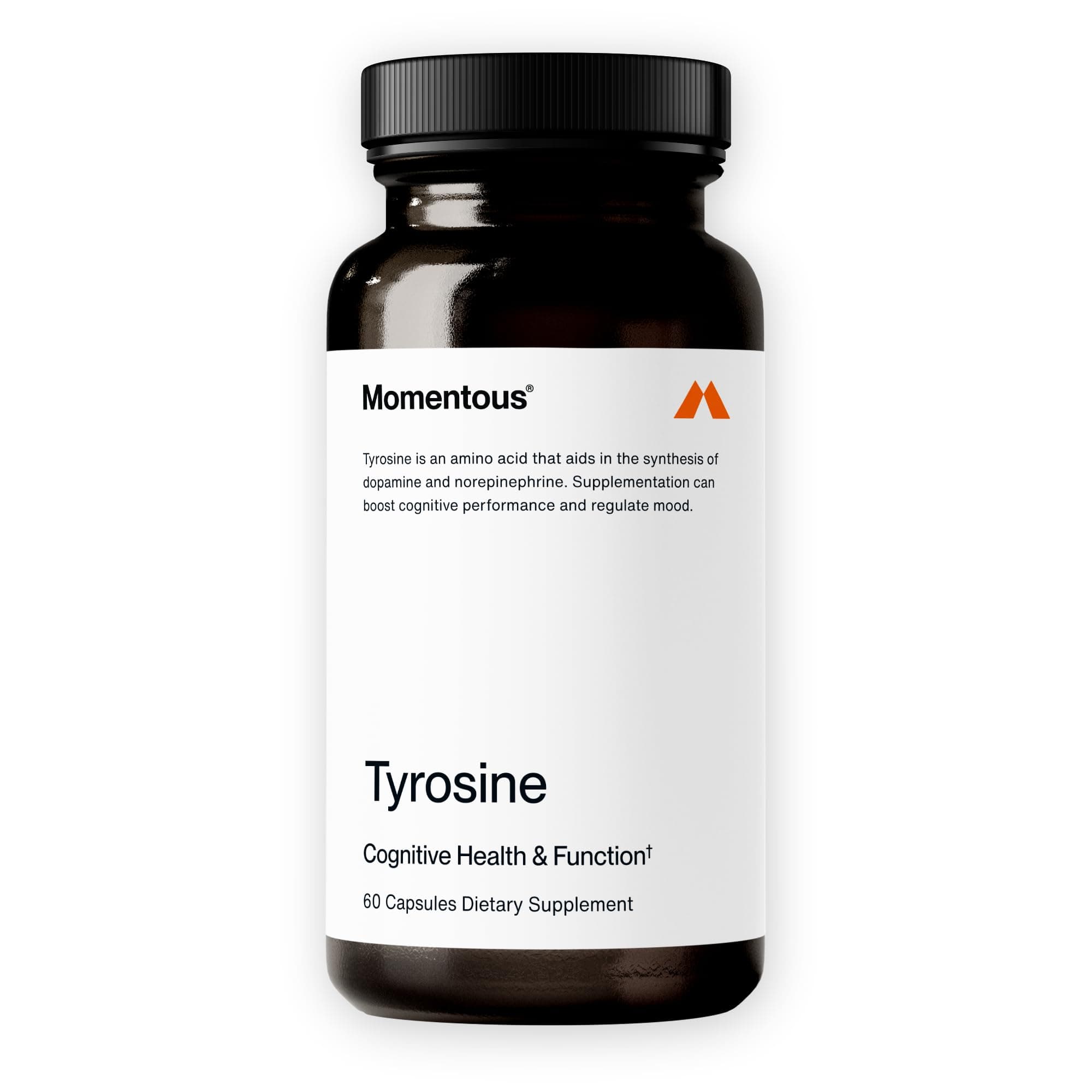Momentous Tyrosine Capsules, 60 Servings