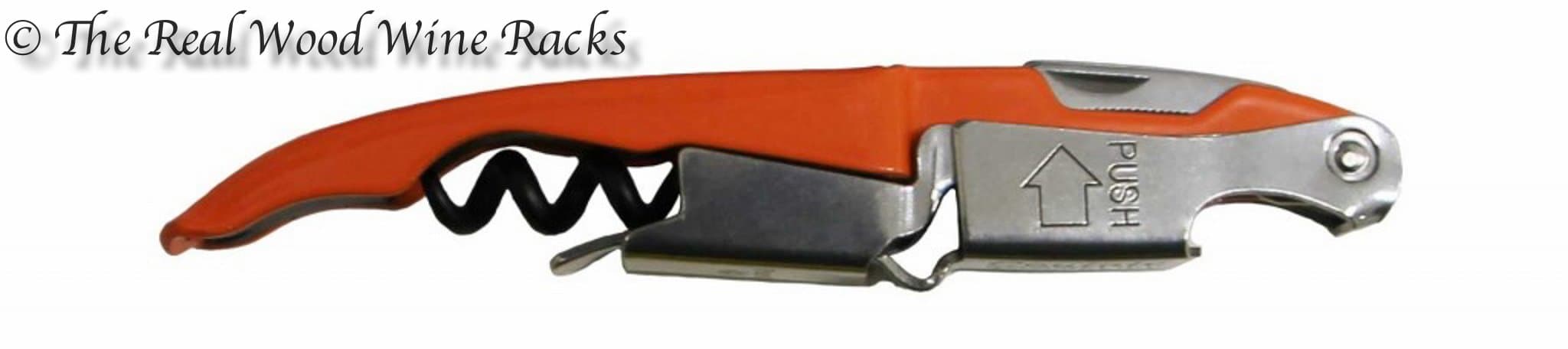 Coutale Innovation, Waiter's Style, Double Lever Sommelier Friend Corkscrew - Orange