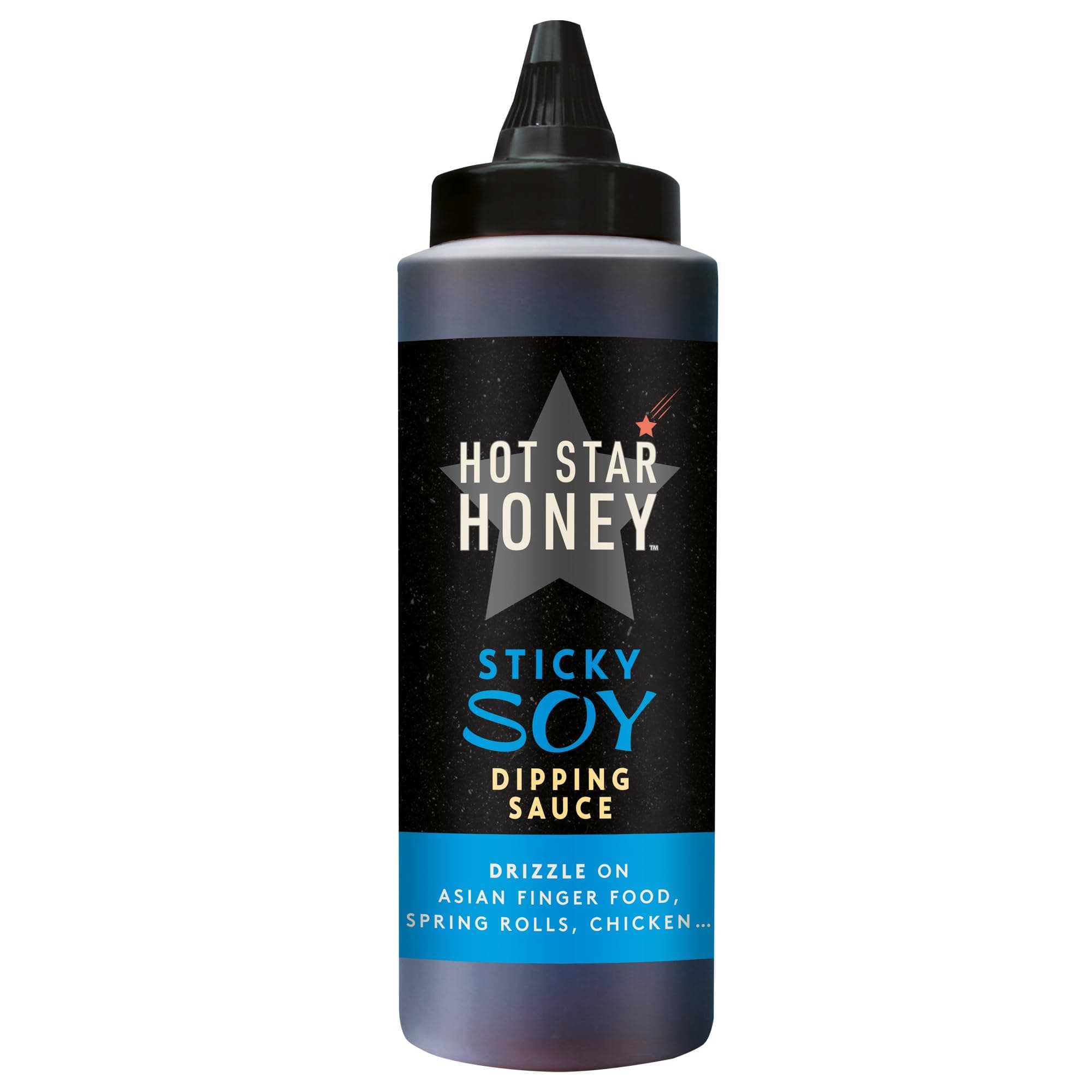 Sticky Soy Dipping Sauce - SWEET HONEY DIPPING SAUCE WITH GARLIC AND SOY - 100% NATURAL, NO ADDITIVES - DRIZZLE ON ASIAN FINGER FOOD SPRING ROLLS, CHICKEN – MAKE IN UK - 325g
