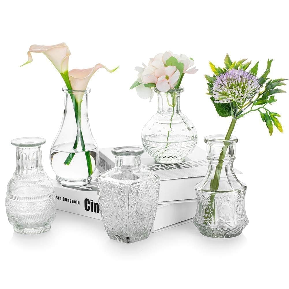 Glass Bud Vases for Centerpieces