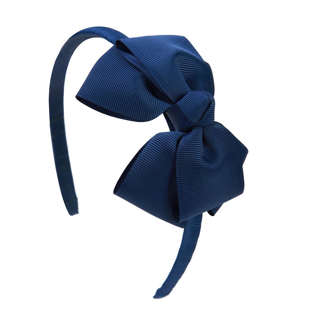 Fashion Solid Grosgrain Ribbon Hair Bows and Headbands for Toddlers Girls Kids