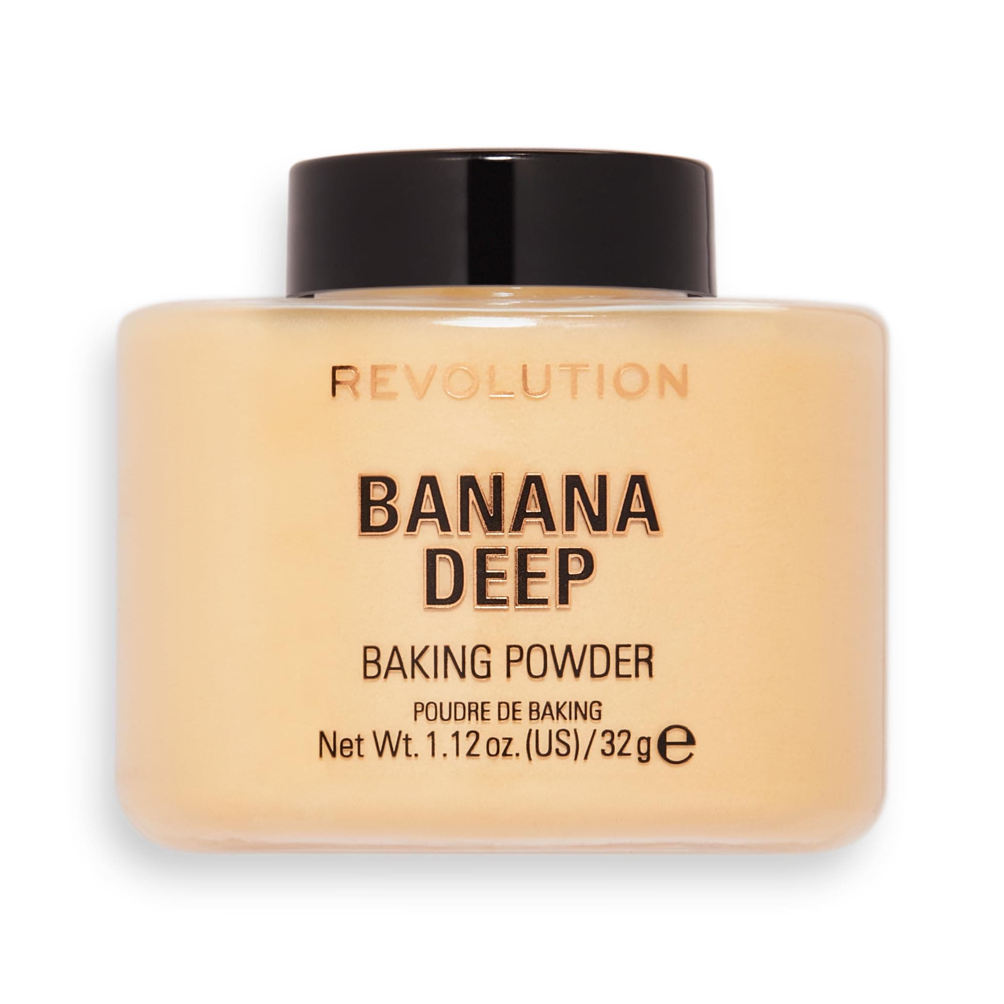 MAKEUP REVOLUTION Banner / Deep Baking Powder 1.1 oz (32 g) BANANA DEEP Baking Powder 1.1 oz (32 g)