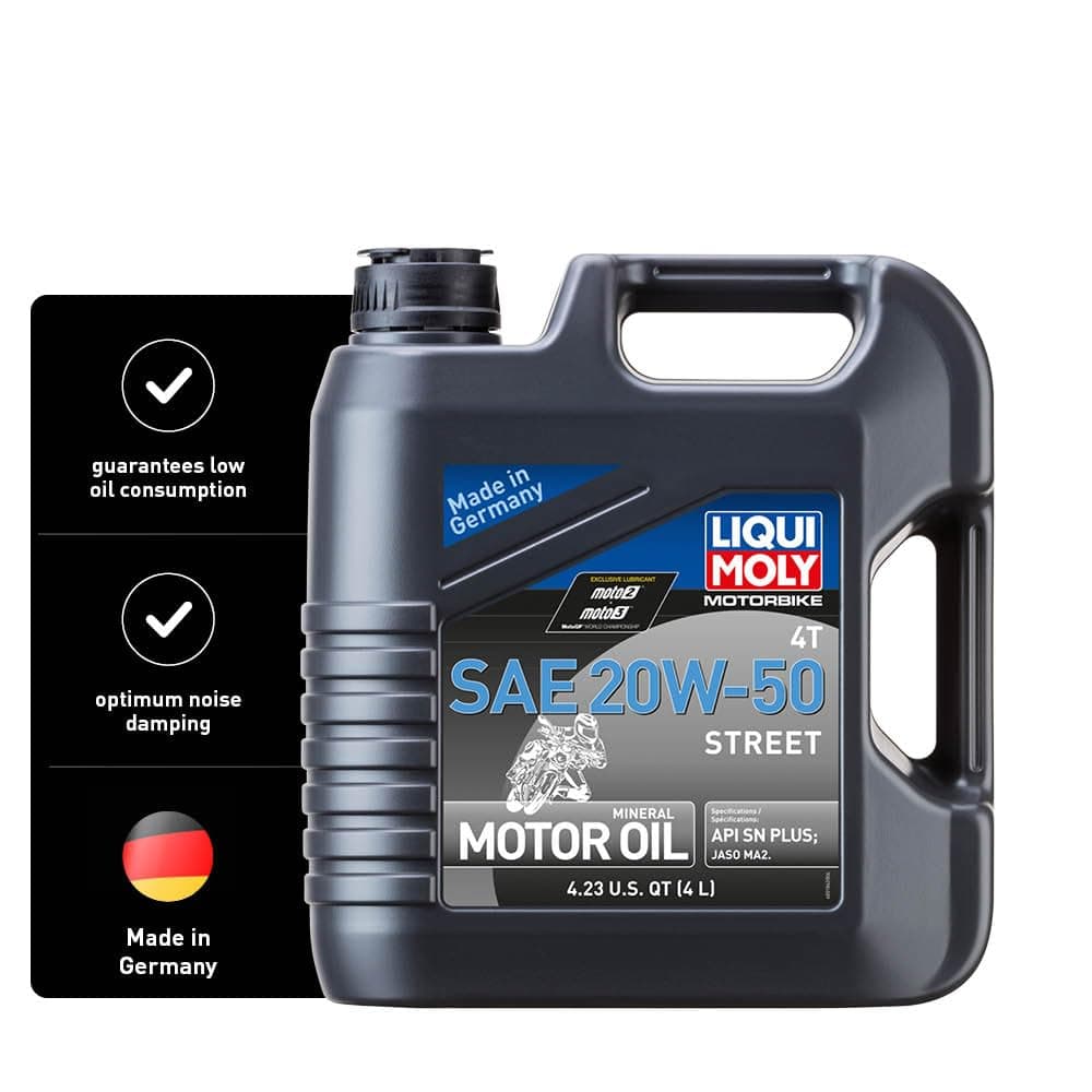 20W-50 Motorbike 4T Street Engine Oil 4 Liter