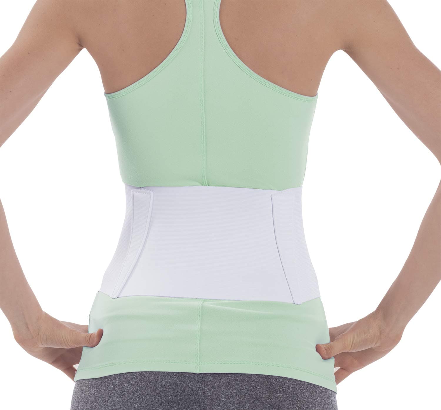 NYOrthoTapered Abdominal Binder - Firm Compression Wrap - Breathable Stomach Support Post Injury or Surgery - With Contoured Body-Specific Design - 24-30 Inch