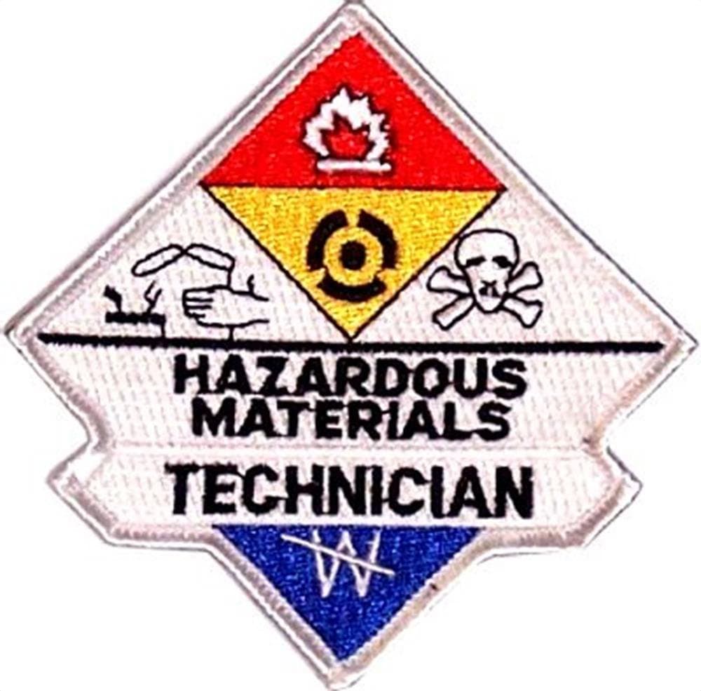 Hazmat Technician Embroidered Patch 10-Pack