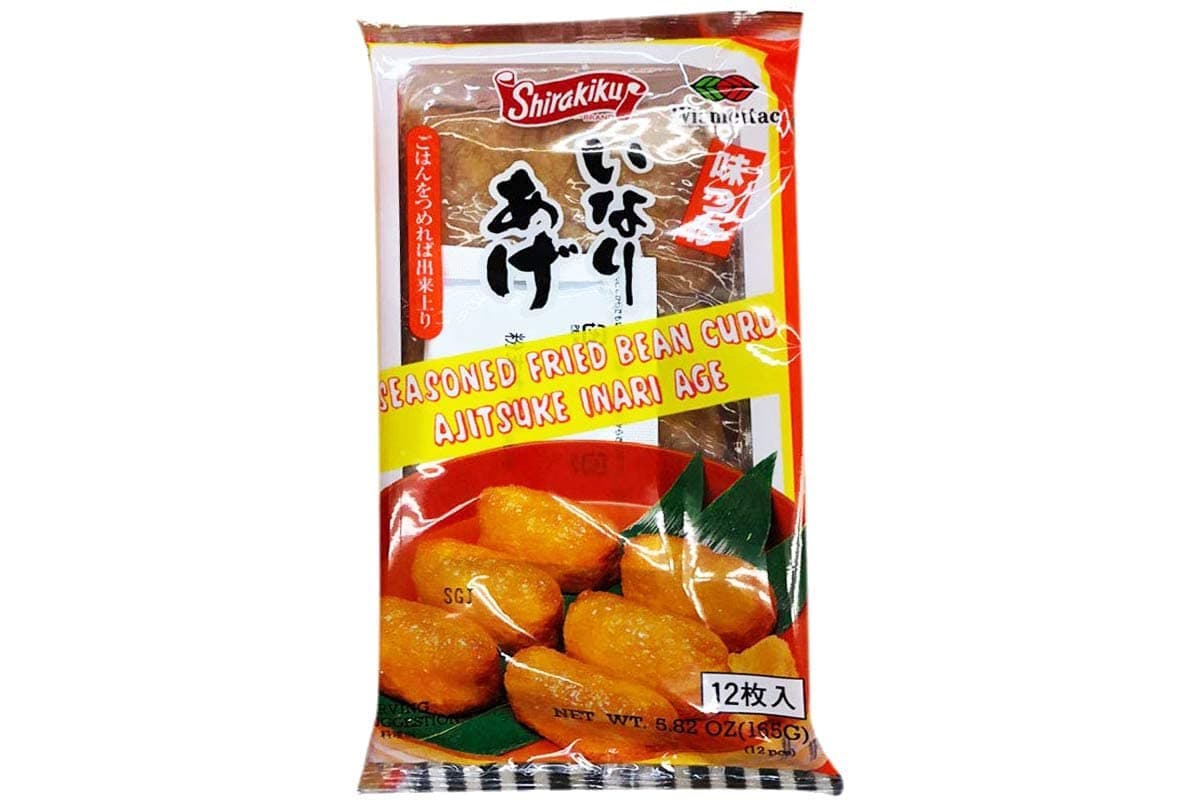 Shirakiku Fried Bean Curd Ajitsuke Inari Age (5.82oz, Pack of 1)