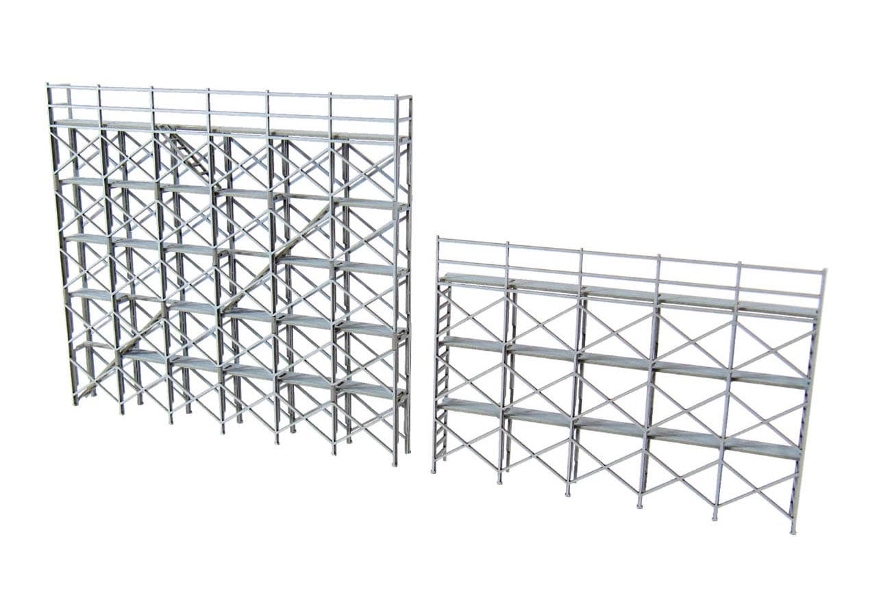 Scaffolding framework set 1/150 (Paper) (japan import)