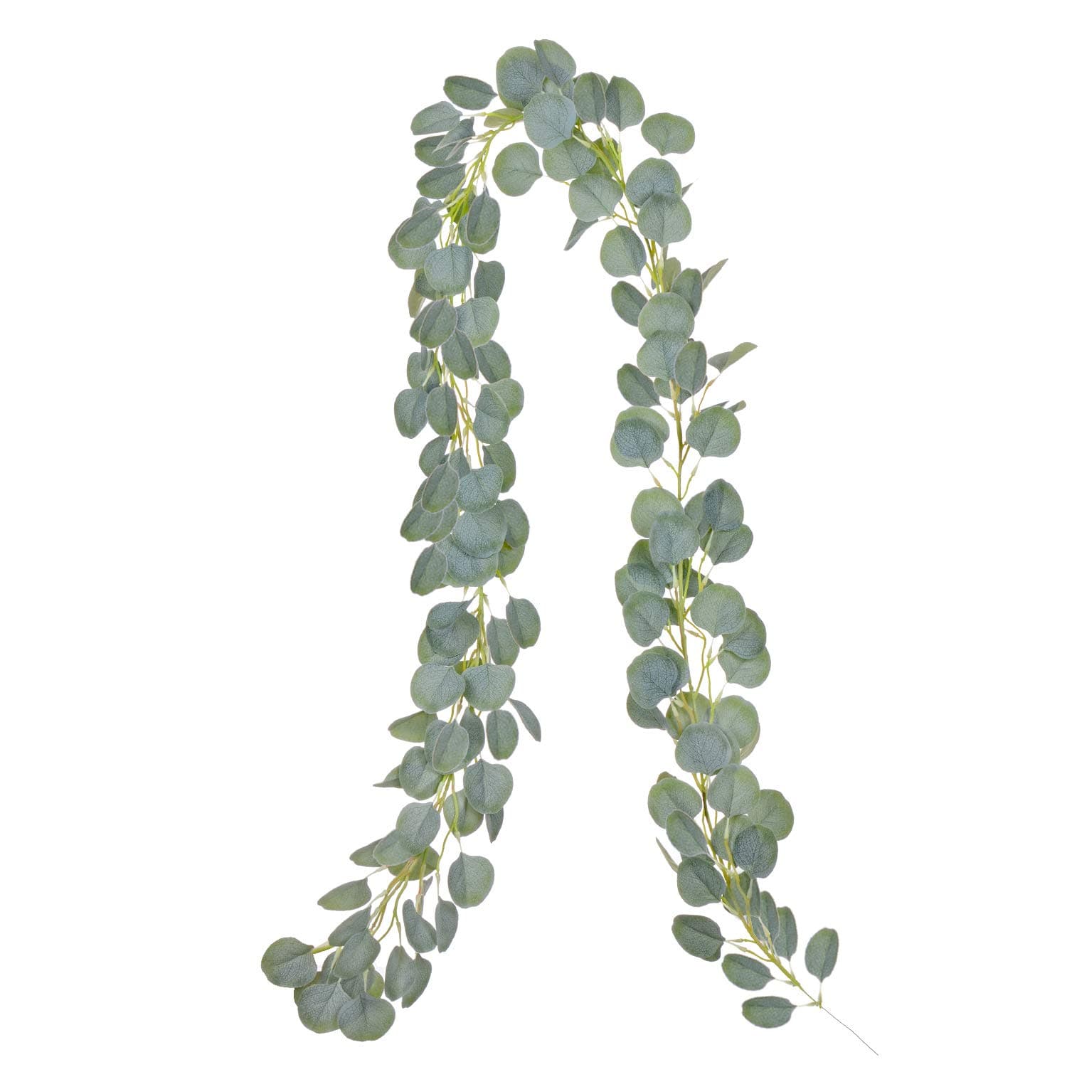 Artificial Eucalyptus Garland Faux Silk Eucalyptus Vines Handmade Garland Leaves Greenery Wedding Backdrop Arch Wall Decor