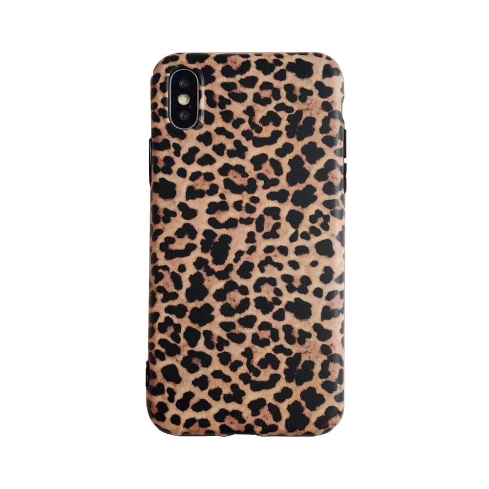 Leopard Case for iPhone 6 6S Classic Luxury Fashion Protective Flexible Soft Rubber Gel Back Cover Shell Casing (Leopard Pattern, iPhone 6/6S)
