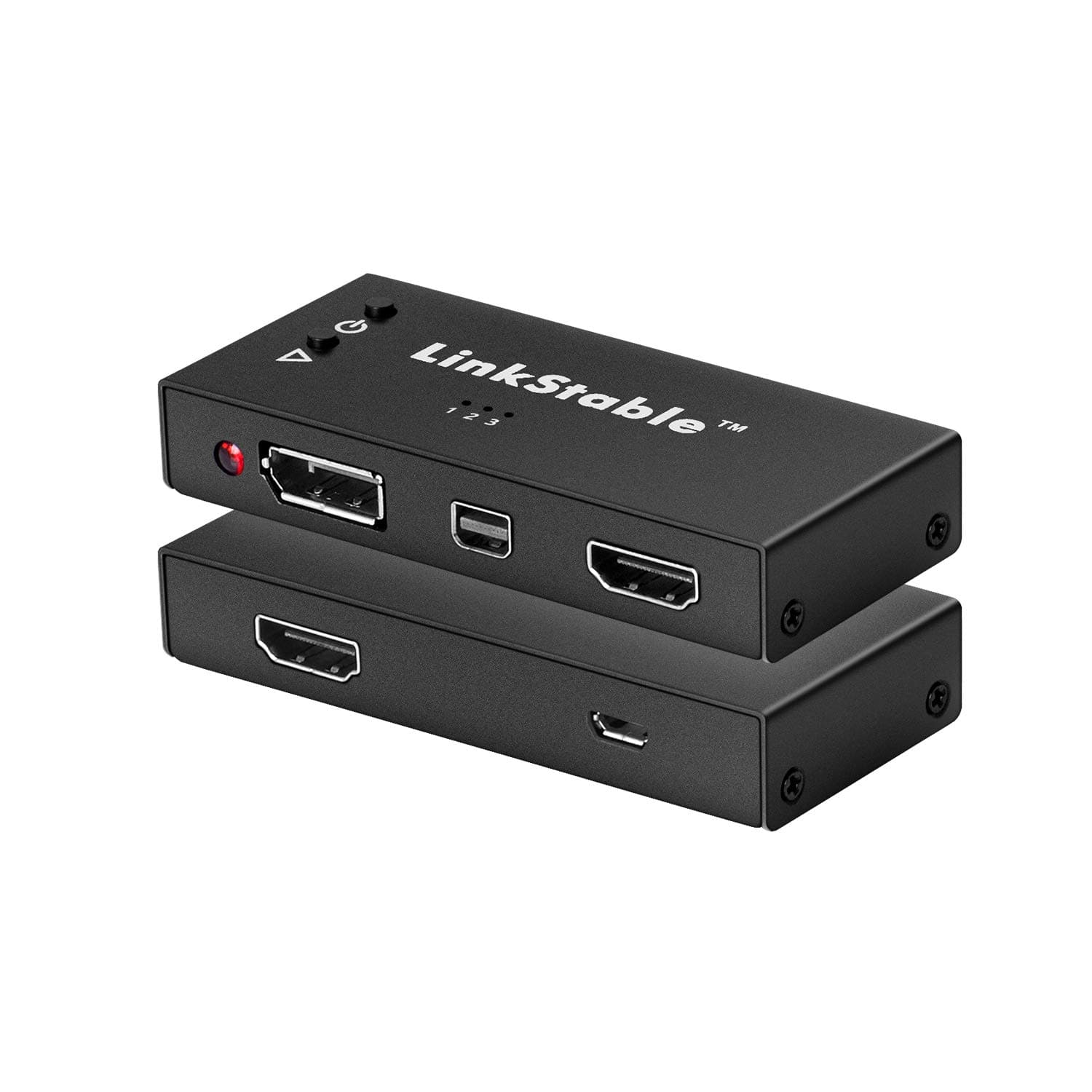 LinkStable 4K x 2K HDMI,Displayport,Mini Displayport to HDMI Switch Audio Video Converter - 3 In 1 HDMI to HDMI,Mini Displayport to HDMI,Displayport to HMDI 4K Output Device