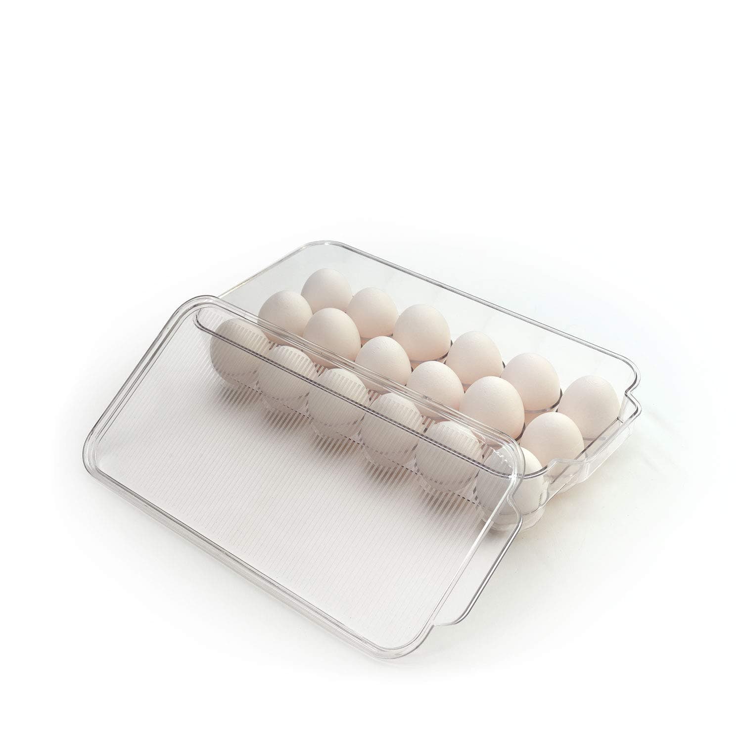 Totally Kitchen Plastic Egg Holder 18 Egg Tray Clea