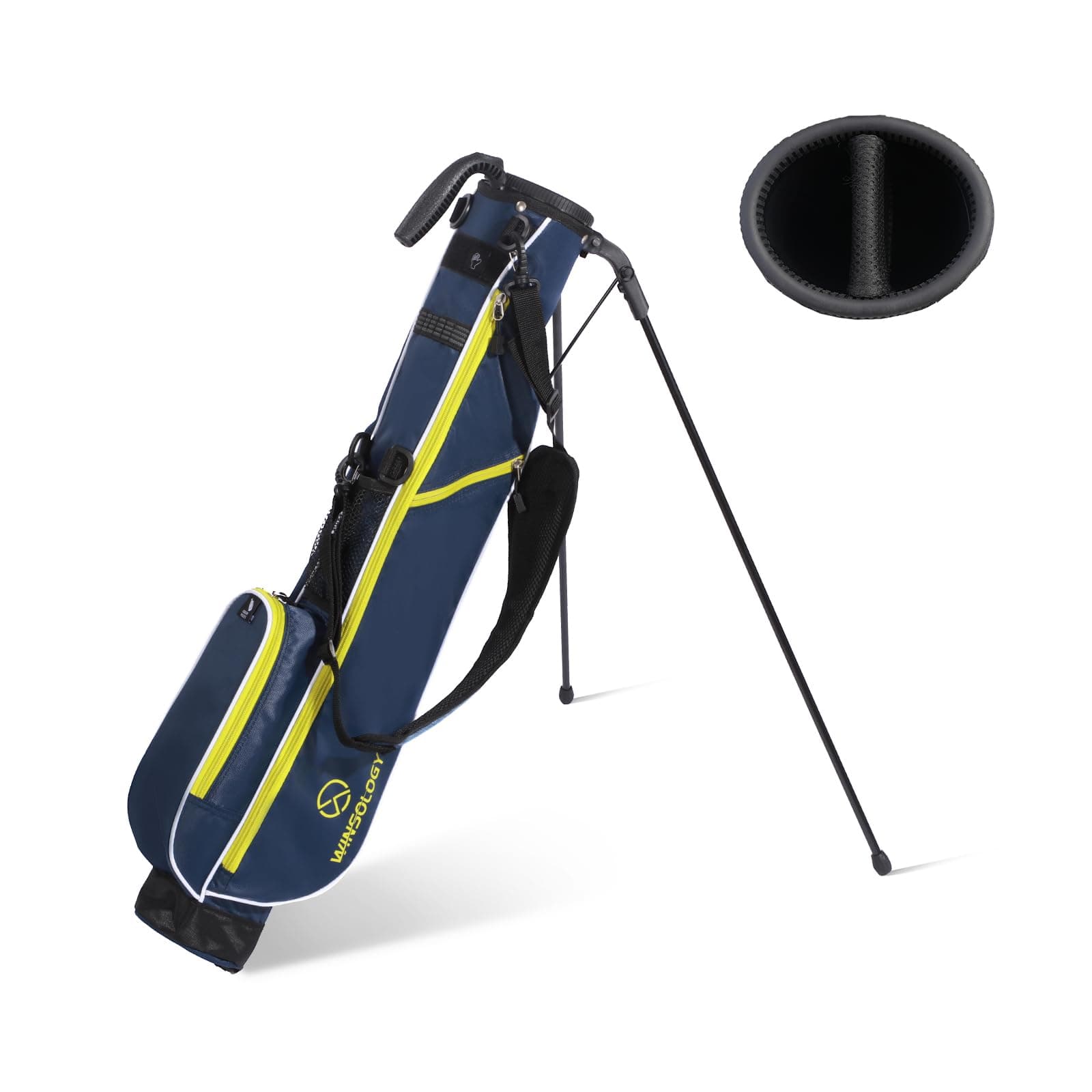 T WINSOLOGY Golf Stand Bag Lightweight Golf Easy Carry Bag with Strap and Stand for The Driving Range, Par 3 and Executive Courses Golf Bags for Men or Women.