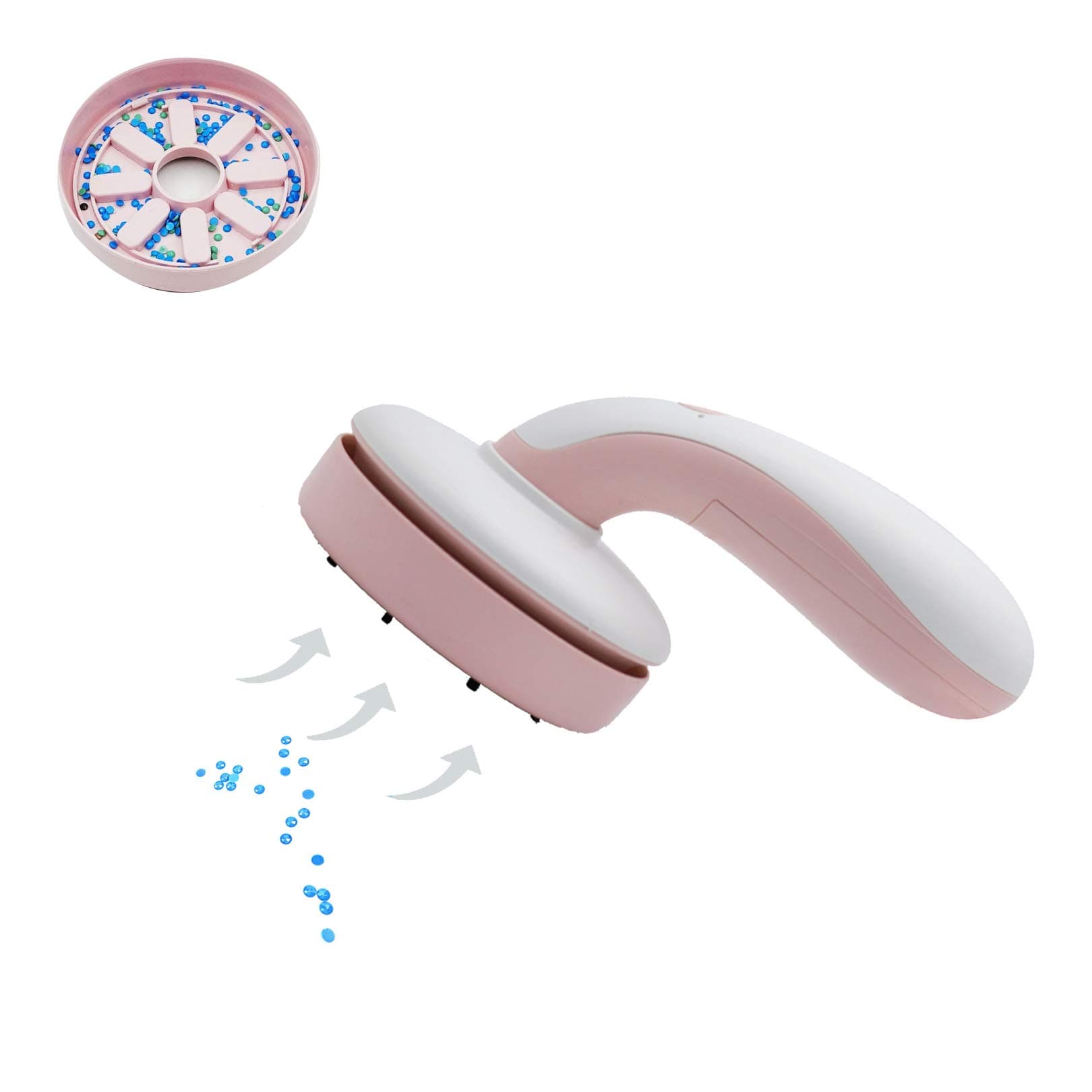 5d Diamond Painting Kits for Stray Gems Desktop Vacuum Cleaner for Spilled Diamond Beads, Scattered Drill Organizer Handheld Diamond Art Tools