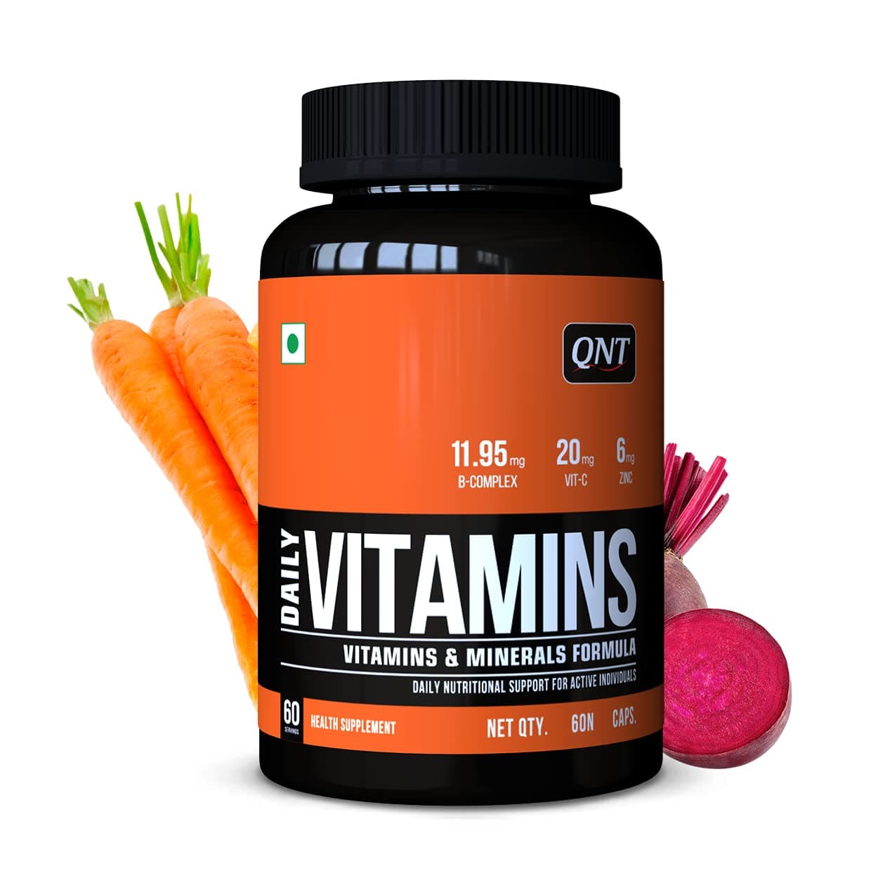 Daily Vitamins | 11 Essential Multivitamins & Minerals Complex with Vitamin C, D3, B12, and Biotin | Enhance energy and stamina| Improve Immunity and Metabolism | 60 tablets