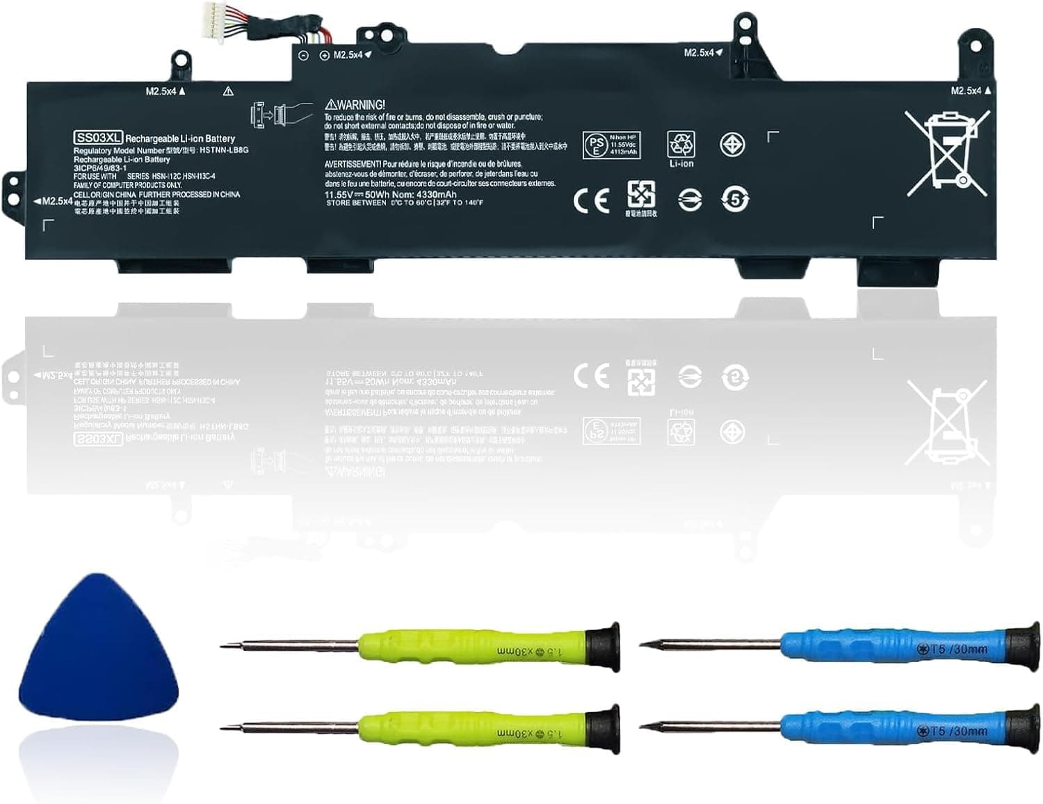 SS03XL 933321-855 Battery for HP EliteBook 840 735 745 830 G5 G6 EliteBook 730 740 836 846 G5 ZBook 14U G5 G6 SS03050XL-PL 932823-171 HSN-113C-4 932823-421 932823-1C1 HSN-112C HSTNN-LB8G 11.55V